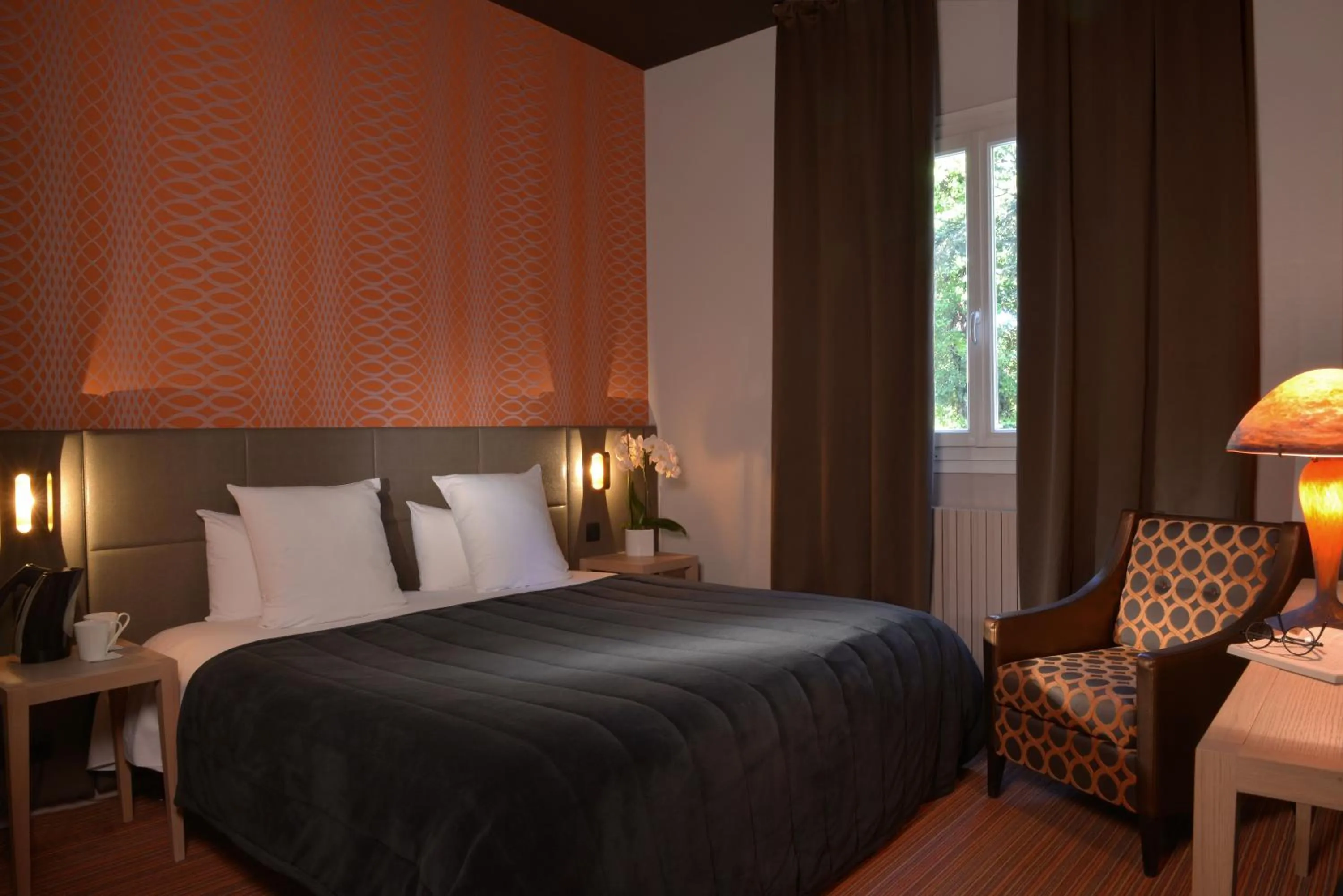 Photo of the whole room, Bed in Logis Hotel - Restaurant Le Relais de Comodoliac