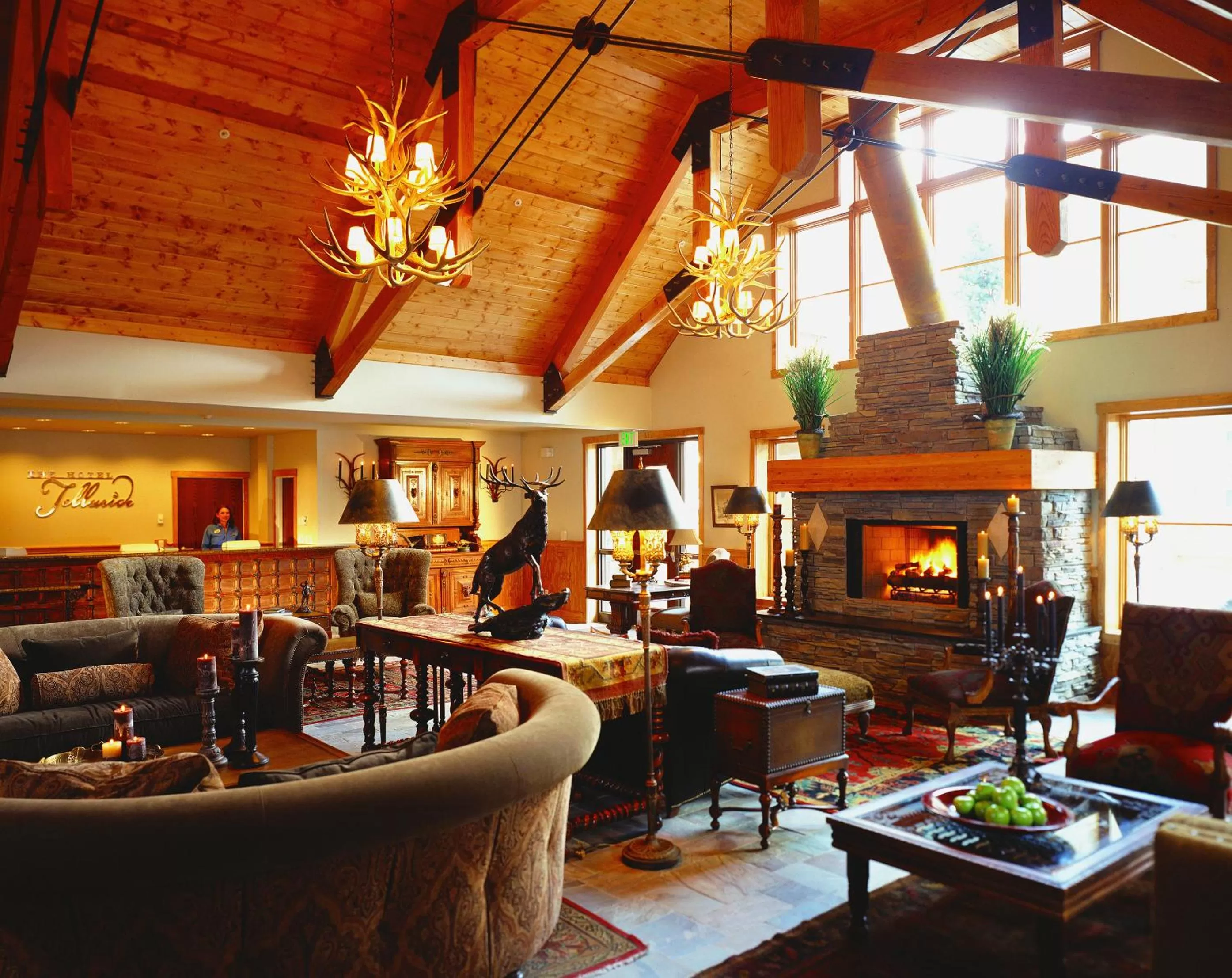 Lobby or reception in The Hotel Telluride