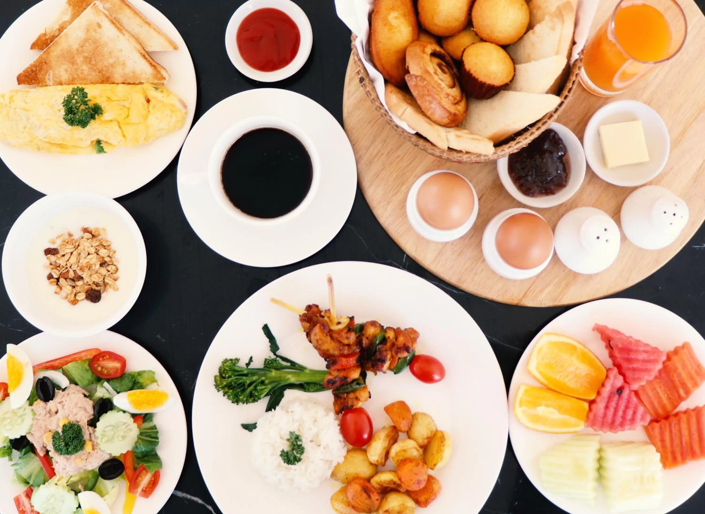 Breakfast in Somerset Norodom Phnom Penh