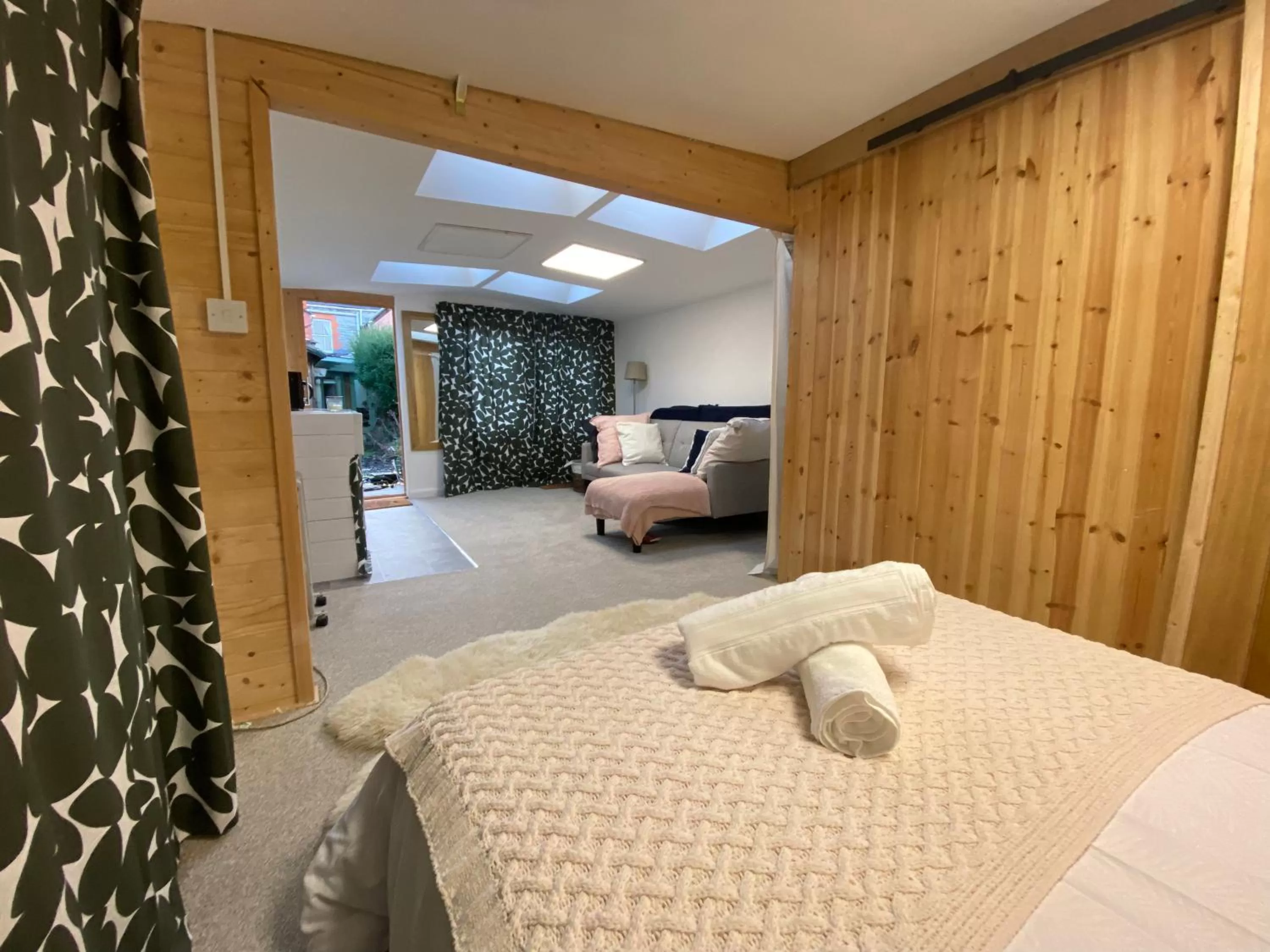 Bed in The Dragonfly BNB, Glastonbury