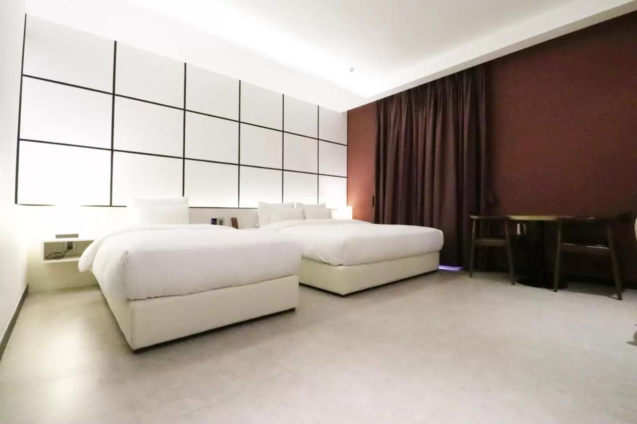 Bed in Hotel Marcher