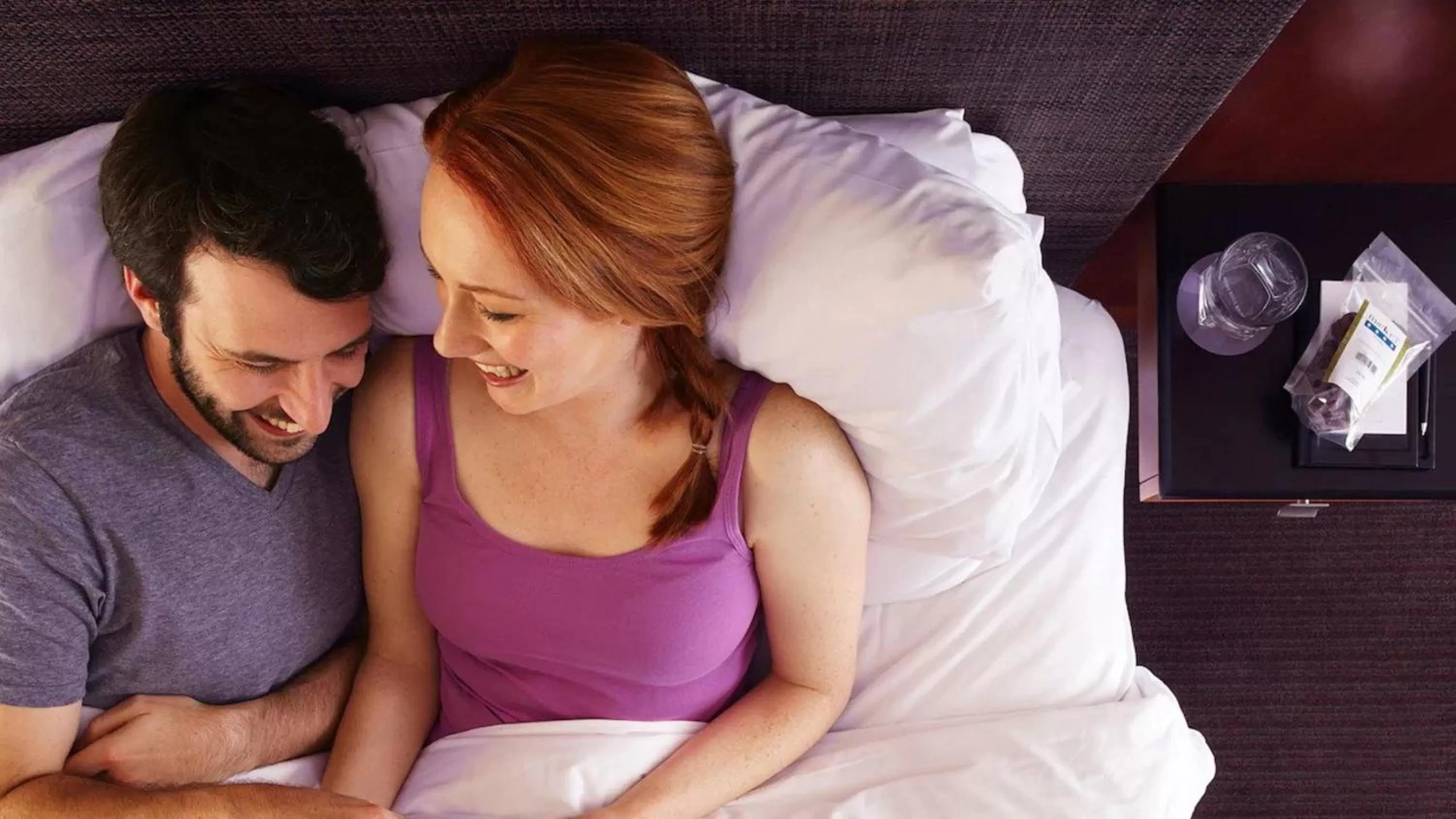 Bed in Hyatt Regency Houston West