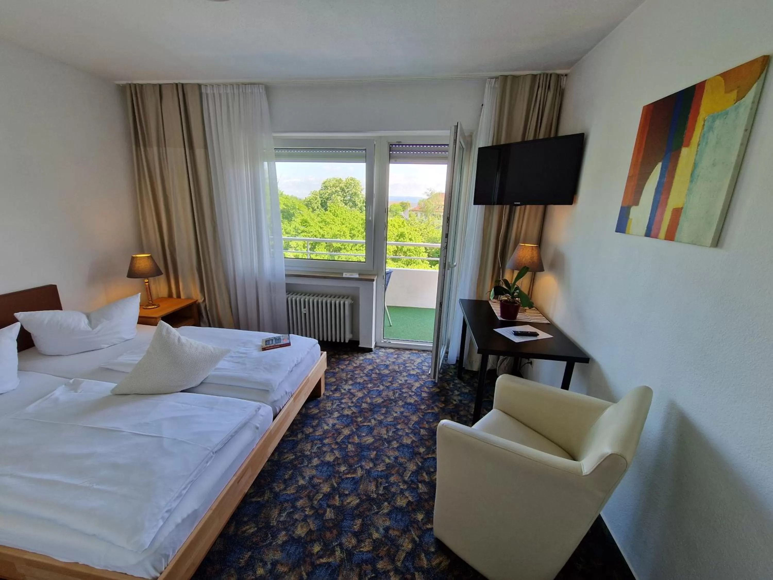 Photo of the whole room, Bed in Apart Hotel Freiburg