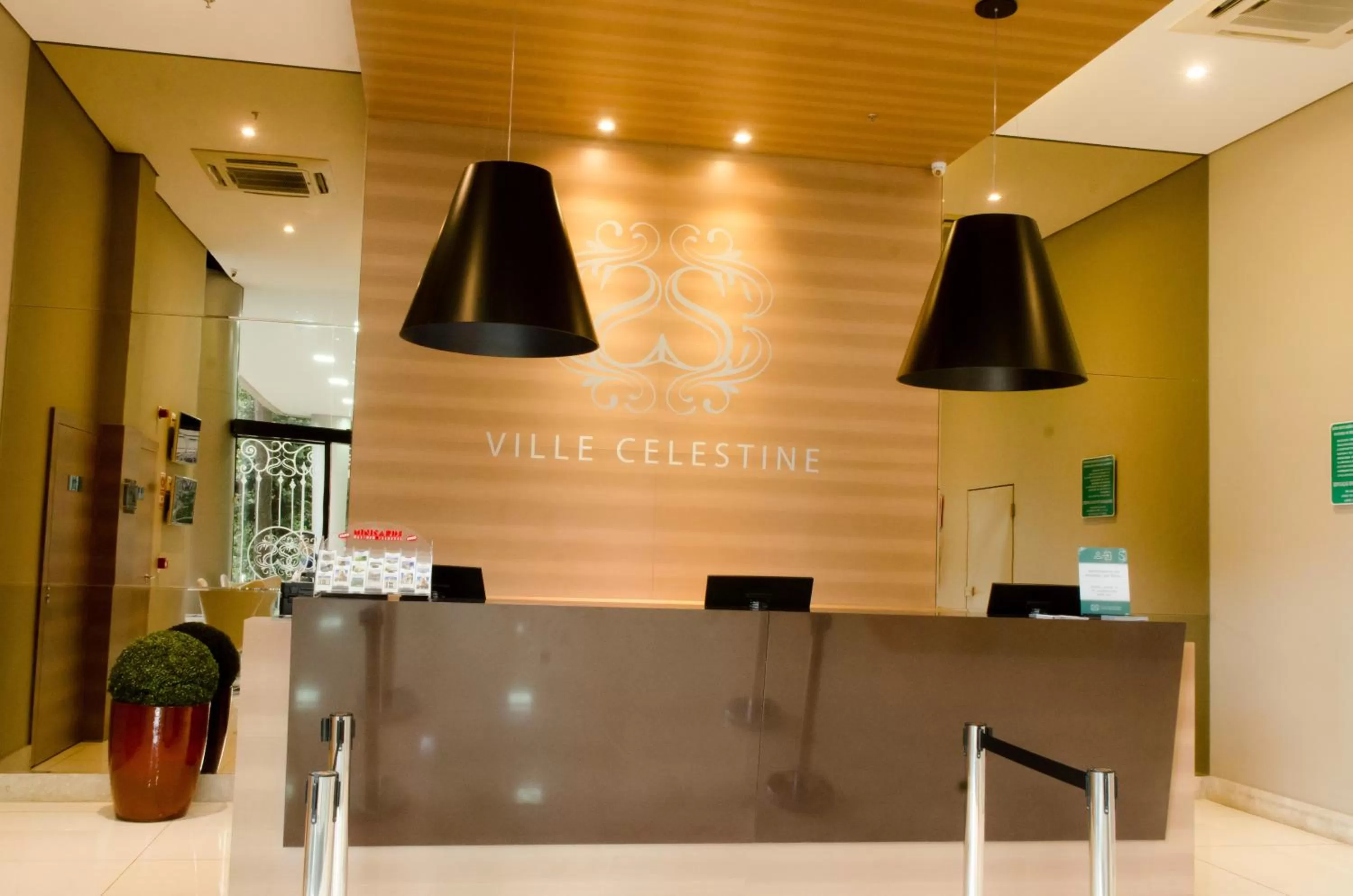 Lobby or reception in Ville Celestine Hotel