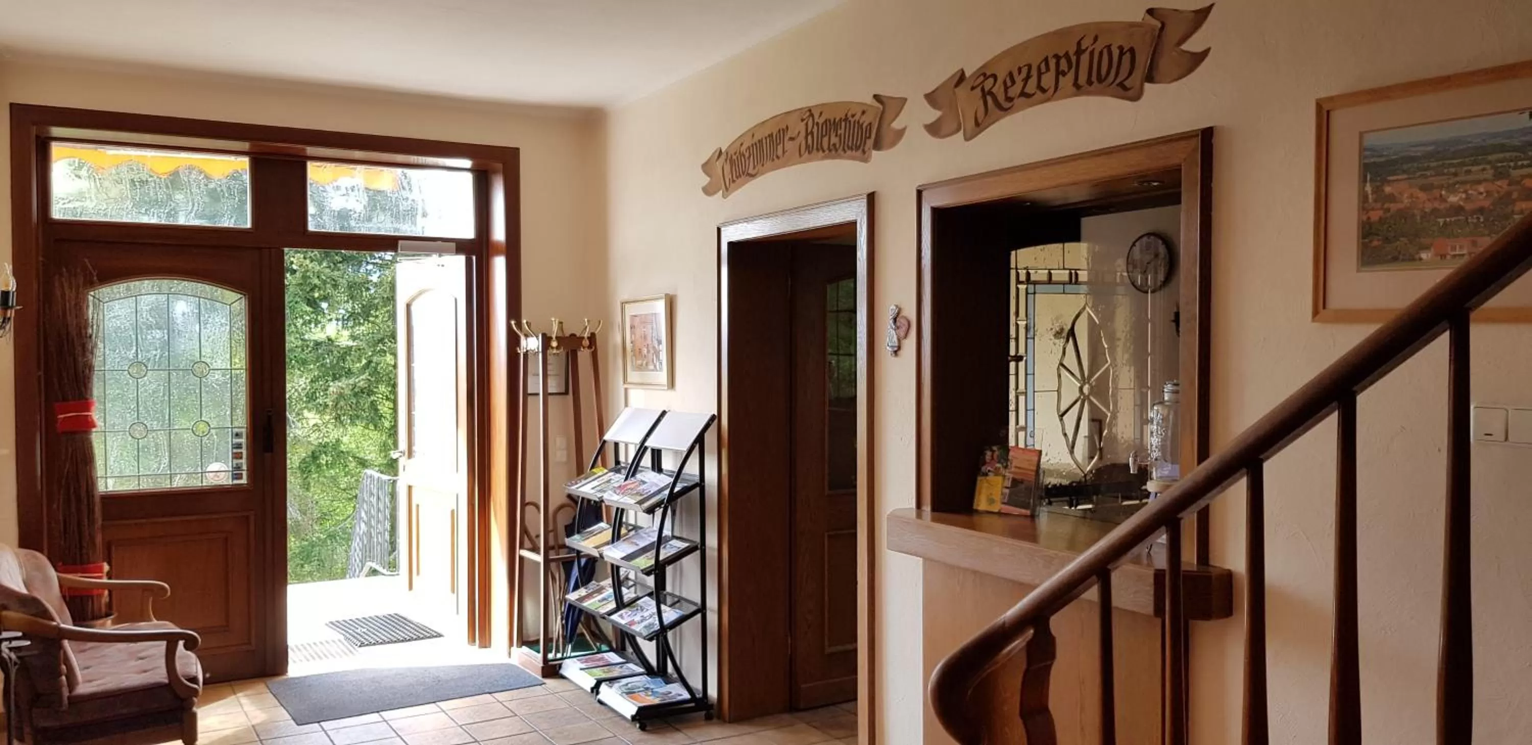 Lobby or reception in Berghof Hotel