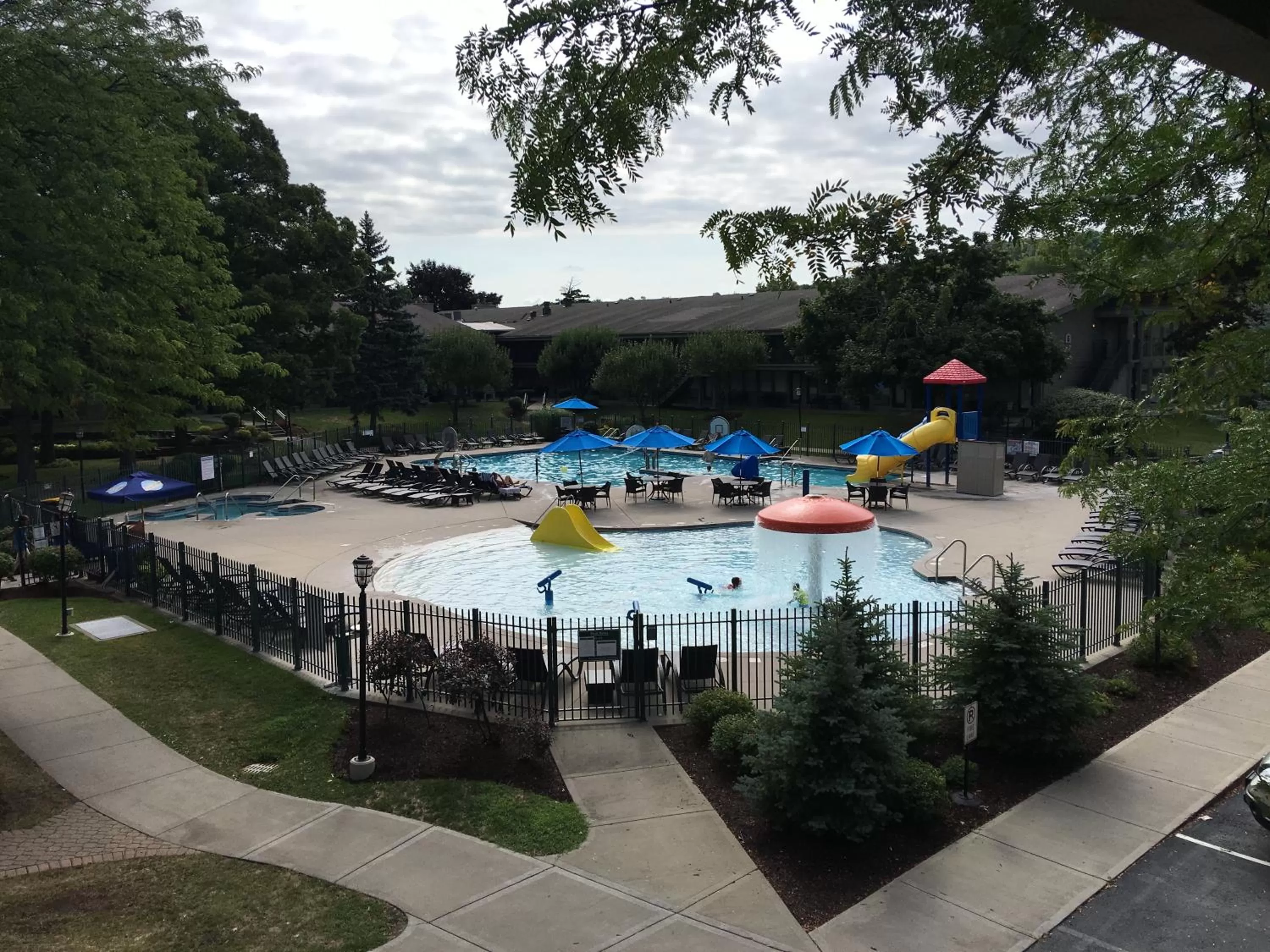 Pool view in The Abbey Resort
