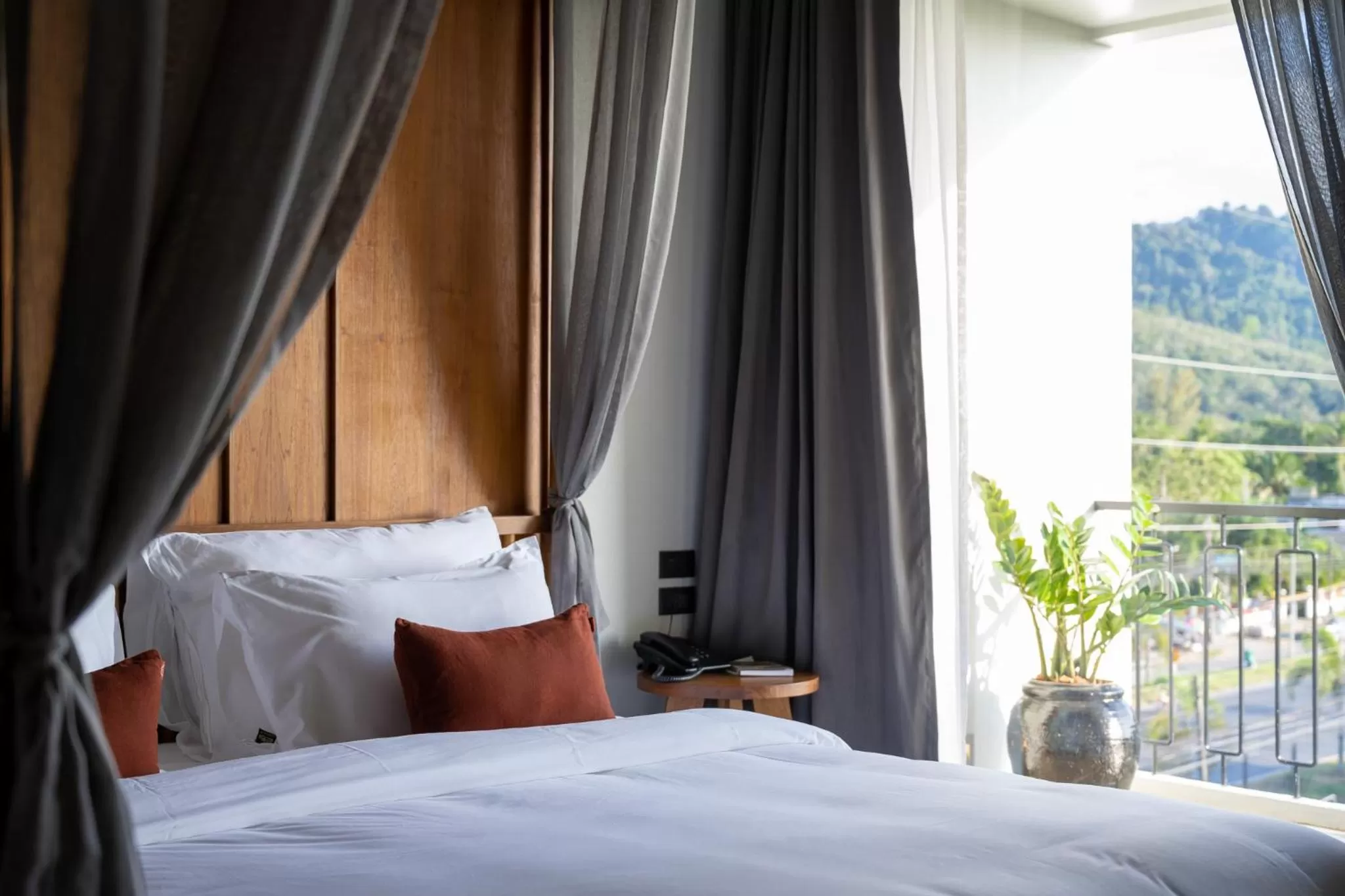 Bed in Hotel Gahn Khao Lak