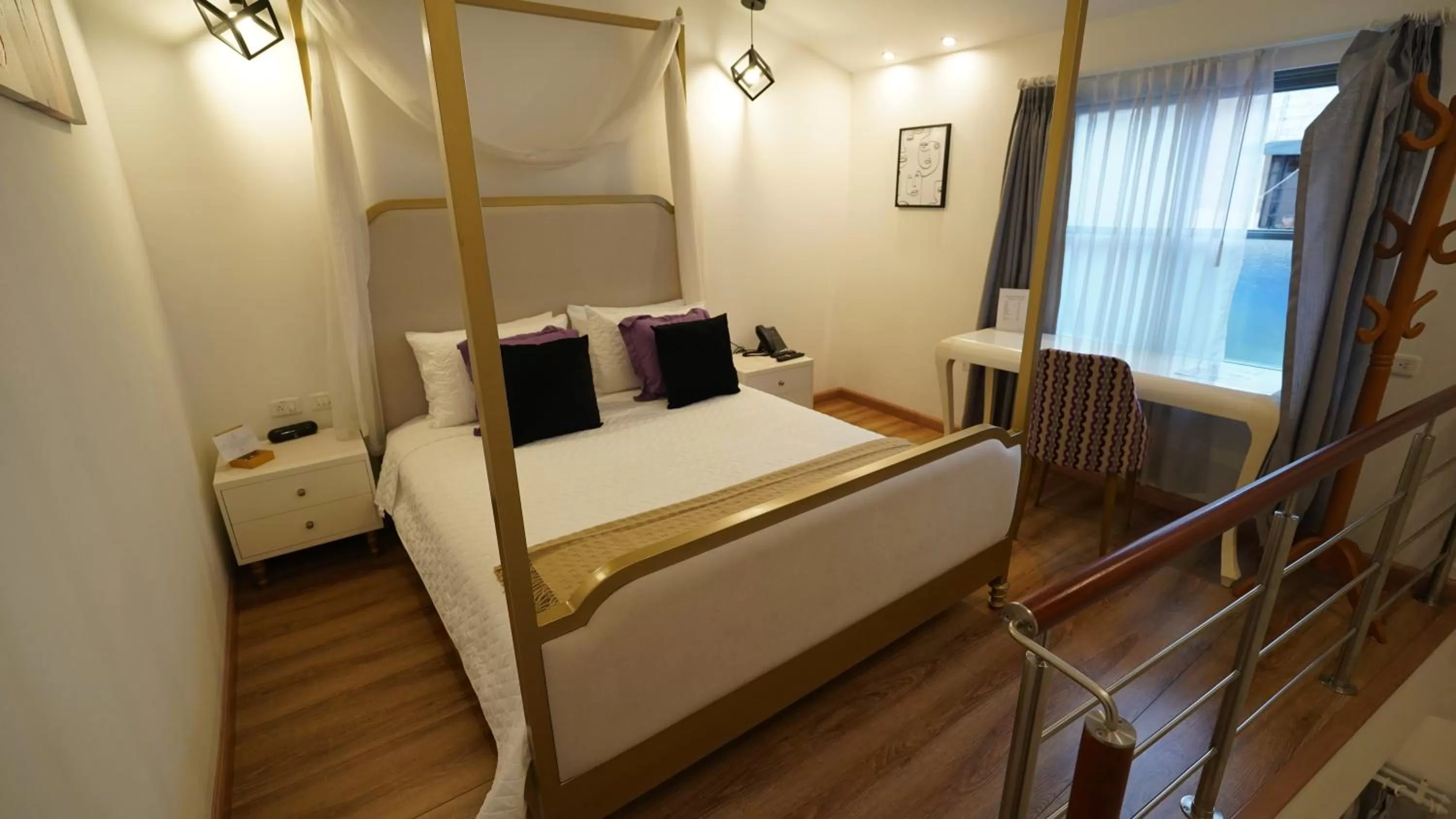 Bed in Adamas House Hotel Boutique