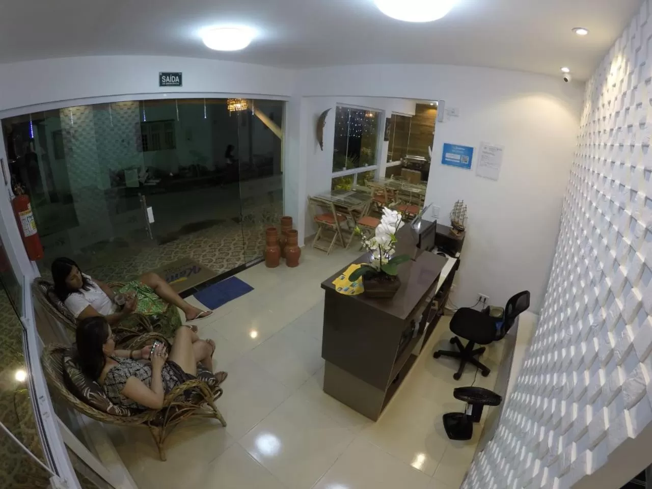 Lobby or reception in Pousada Kanoas