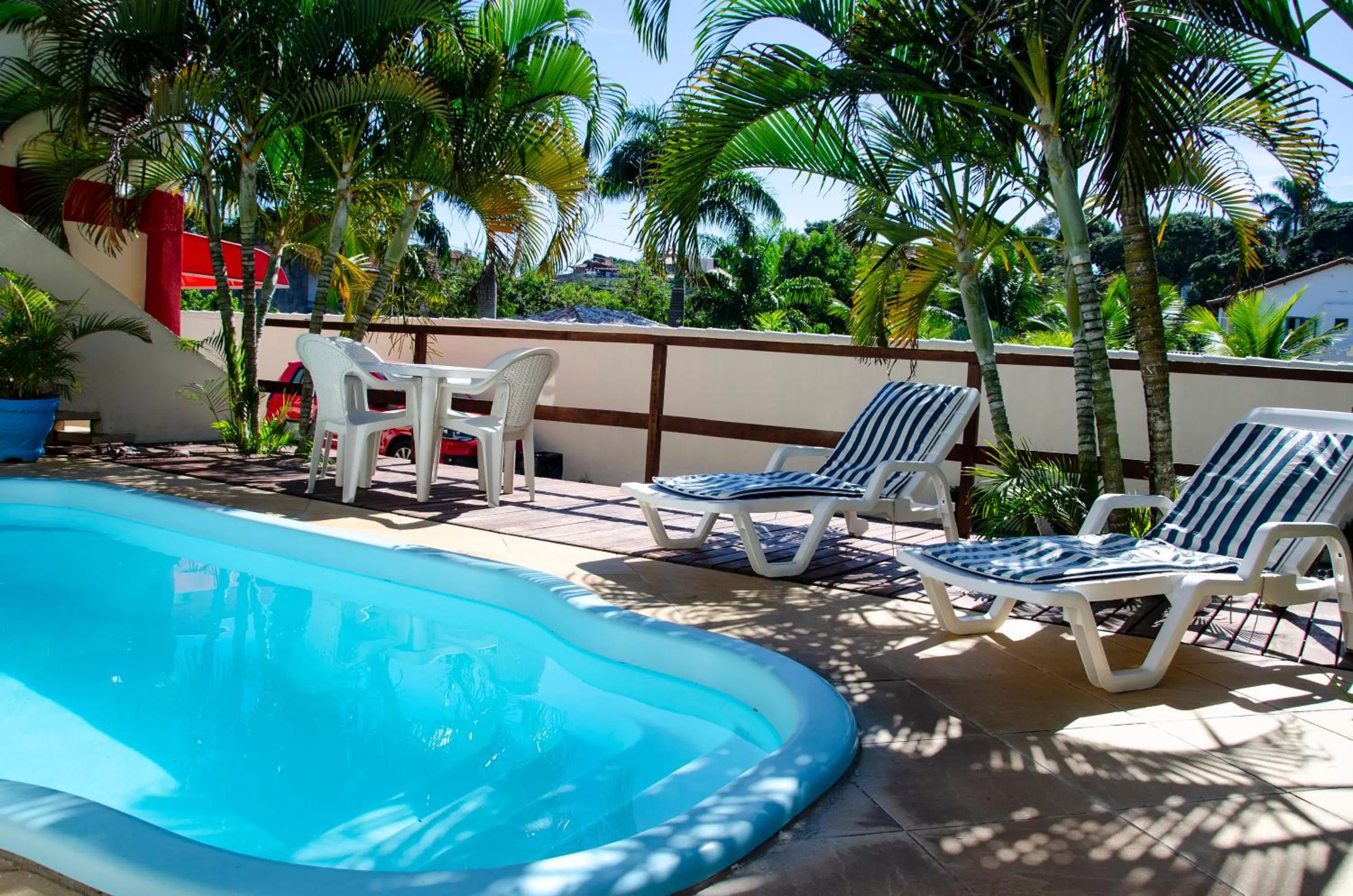 Garden view in Pousada Luzes de Geribá