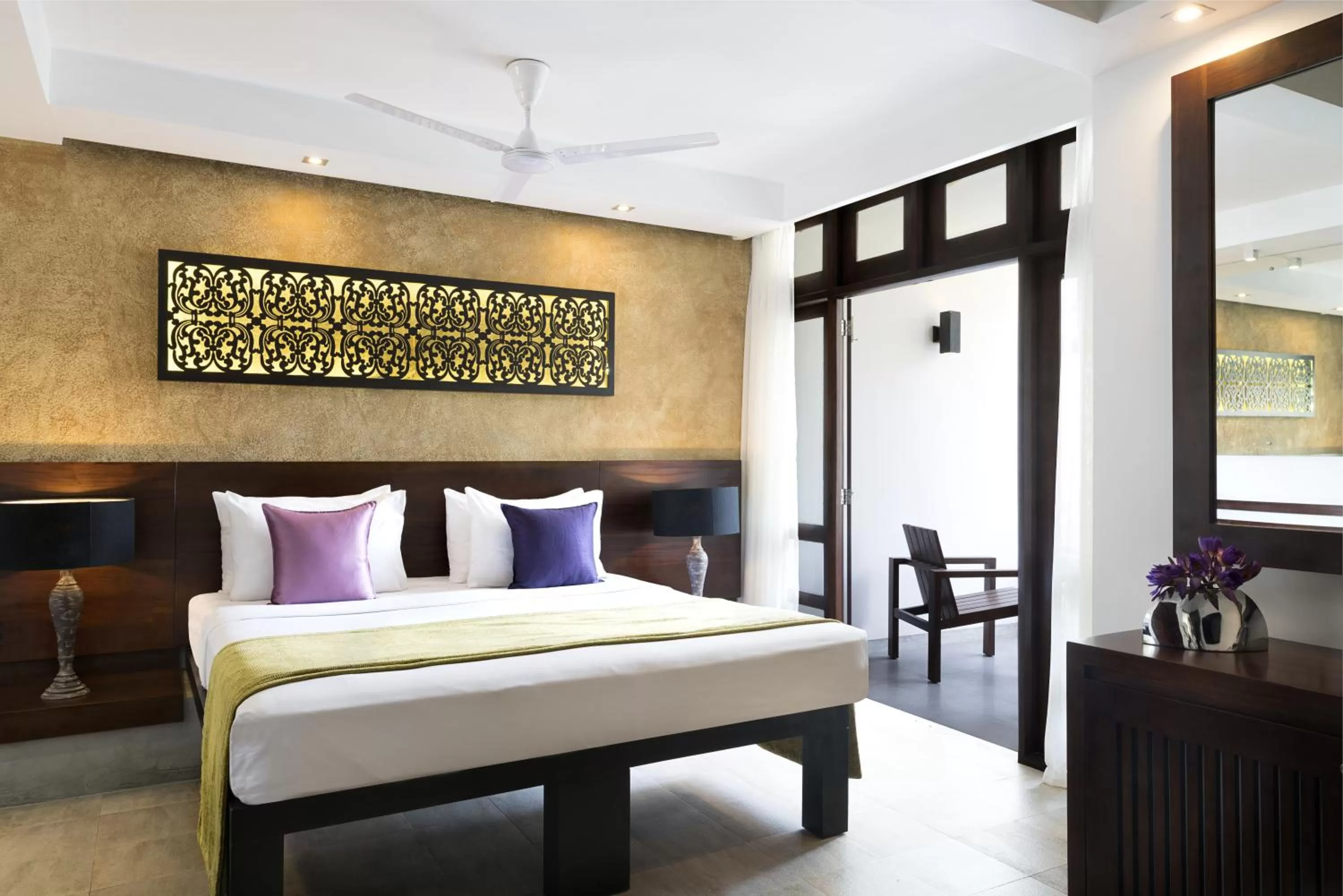 Bed in Avani Kalutara Resort