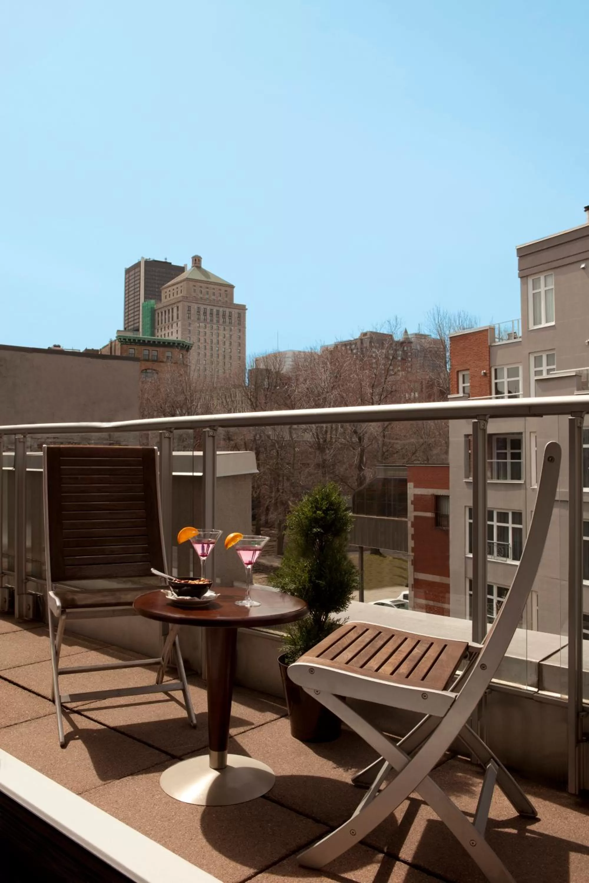 Balcony/Terrace in Hôtel Saint-Sulpice