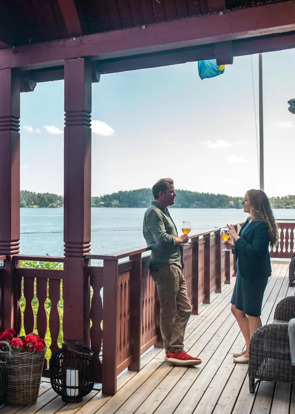 Balcony/Terrace in Waxholms Hotell
