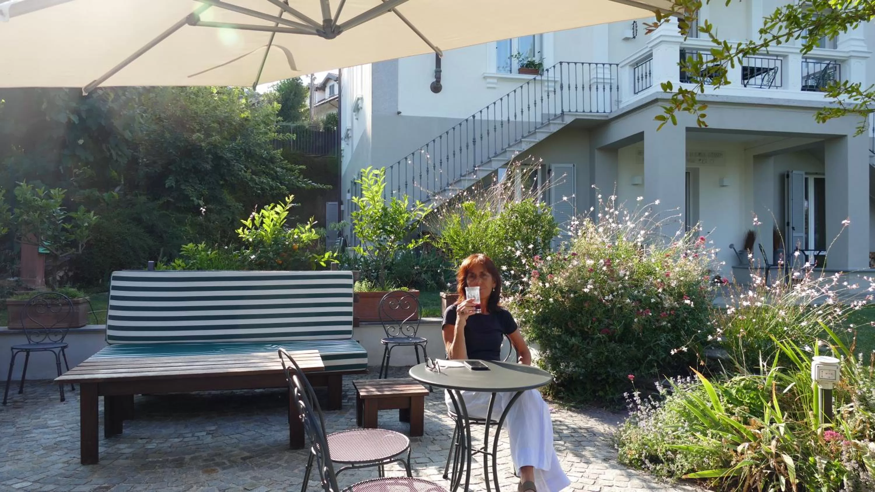 Patio in White Lilac Romantic B&B - Adults only