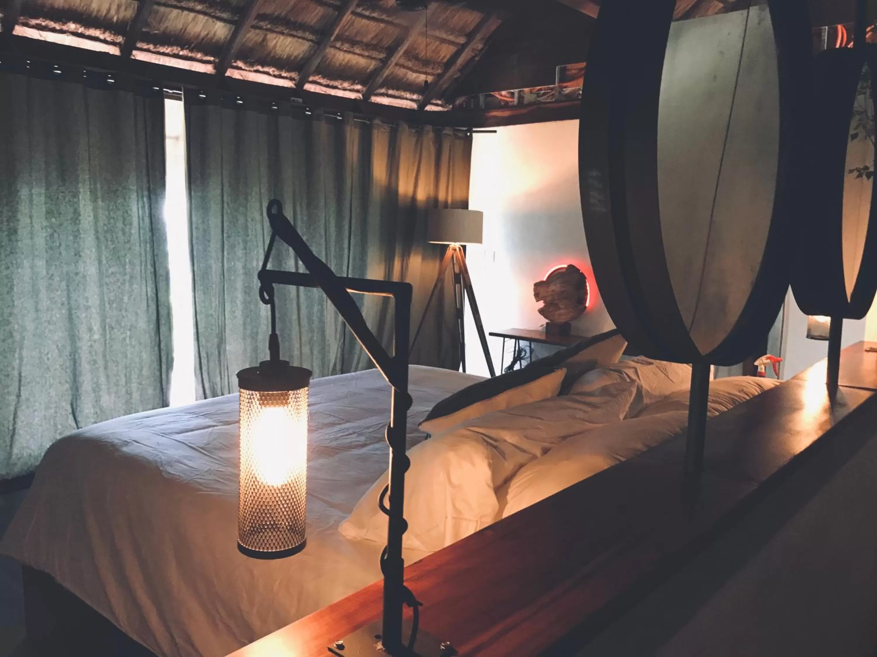 Bedroom, Bed in Libelula Tulum Beachfront Hotel