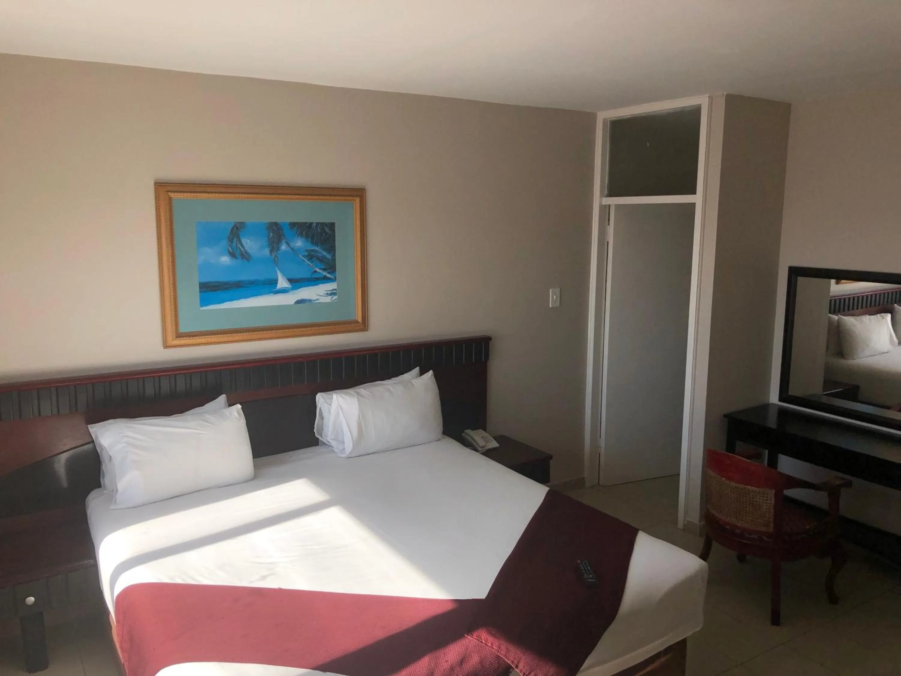 Bed in Coastlands Durban Self Catering Holiday Apartments