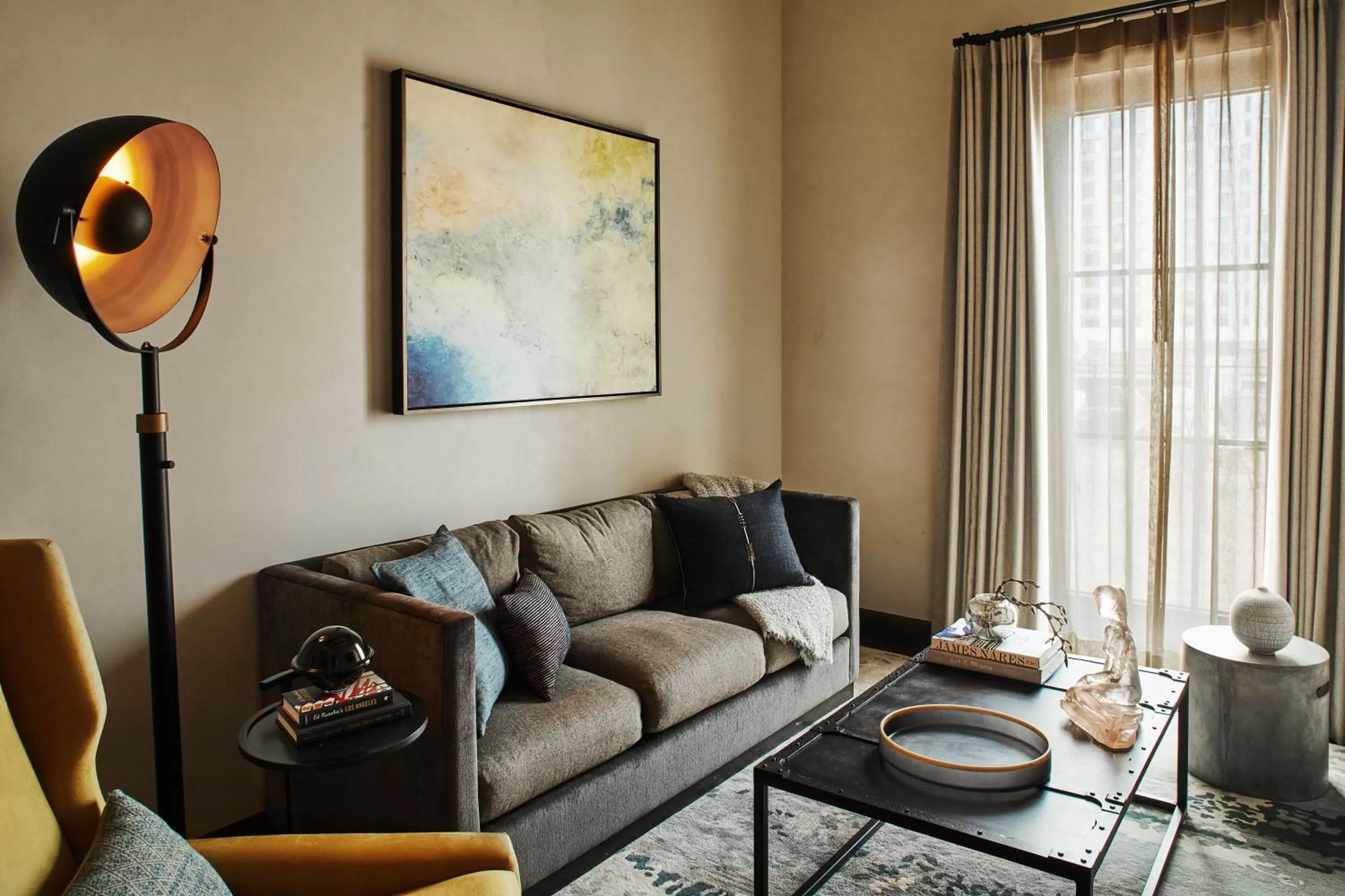 Living room in Hotel Figueroa, Unbound Collection by Hyatt