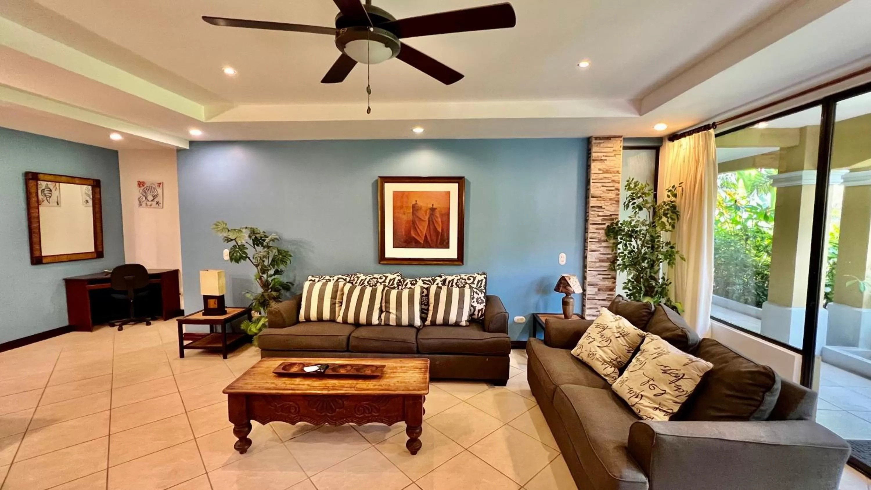 Living room in Monte Carlo Luxury Condominiums