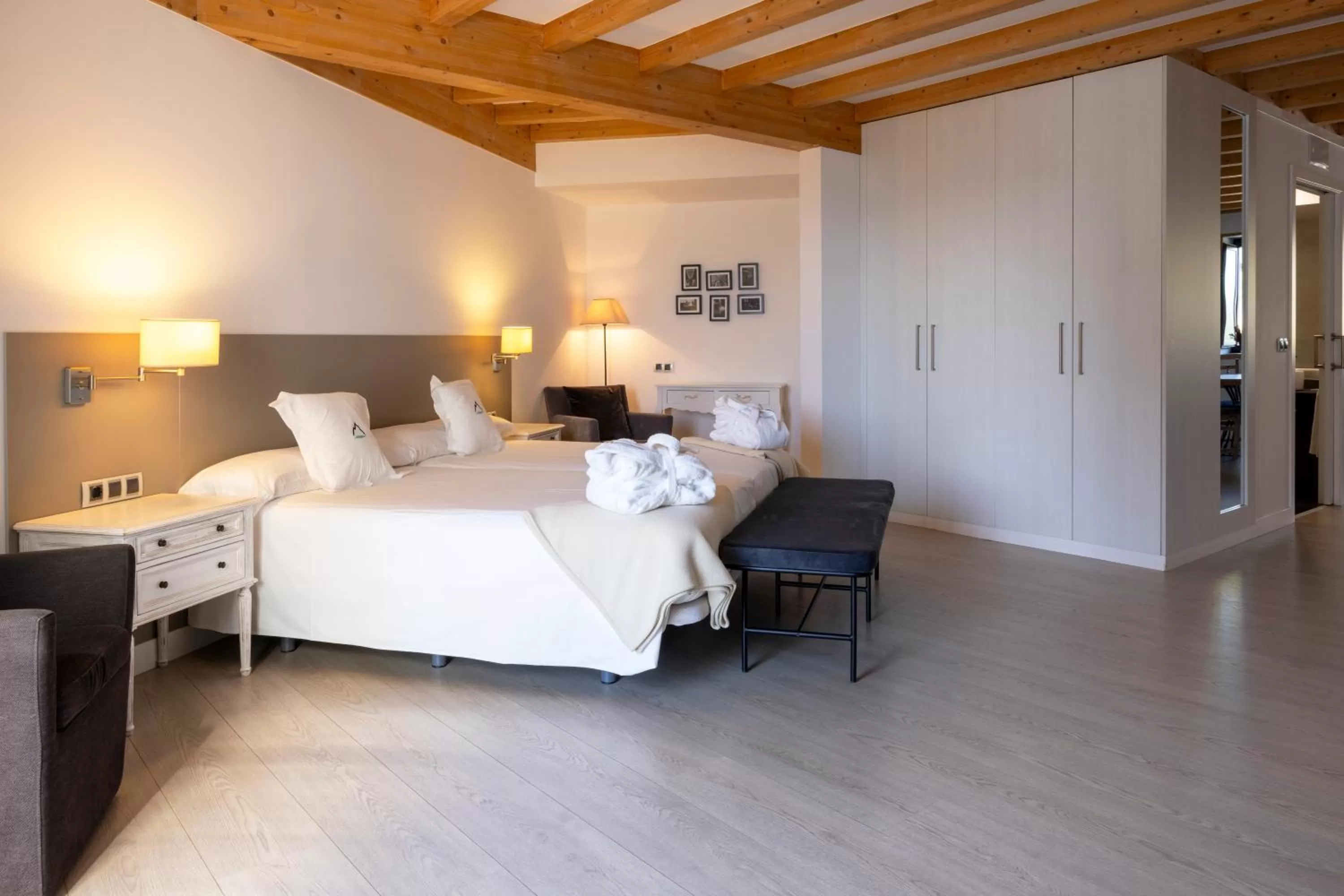 Bed in The Rock Suites & Spa