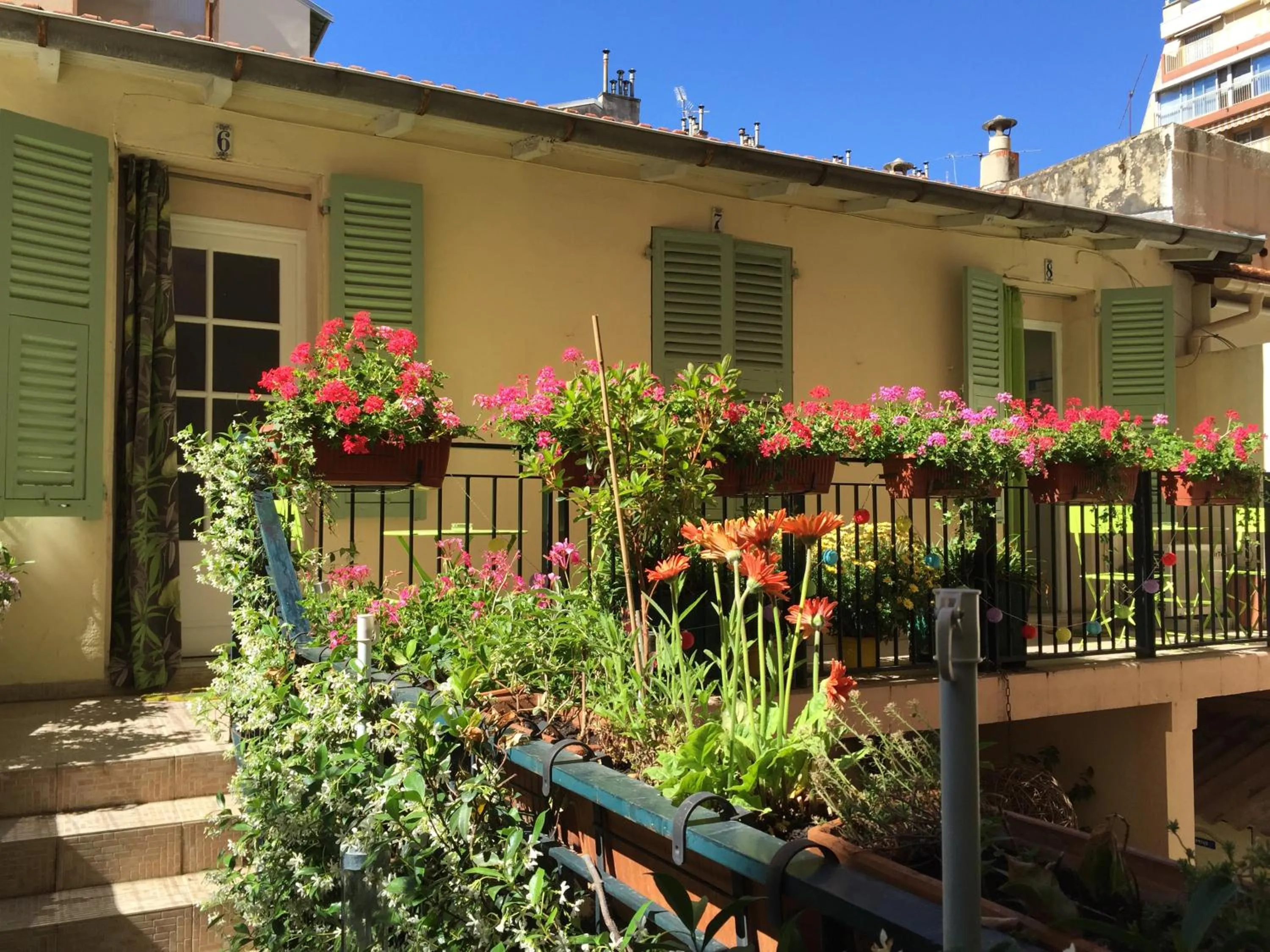 Balcony/Terrace in Hotel des Dames