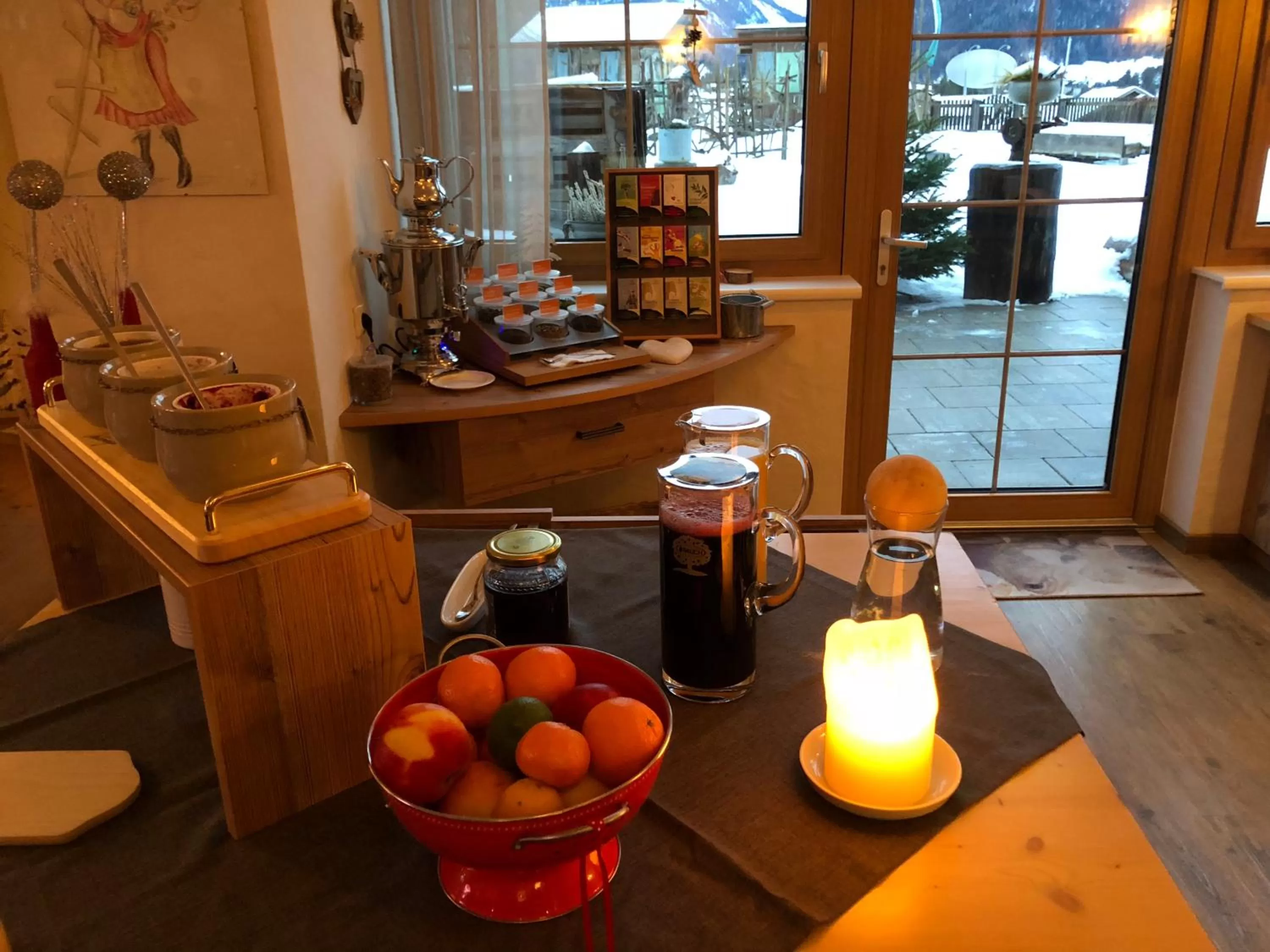 Food and drinks in Hotel zum Urviech -Erwachsenenhotel-