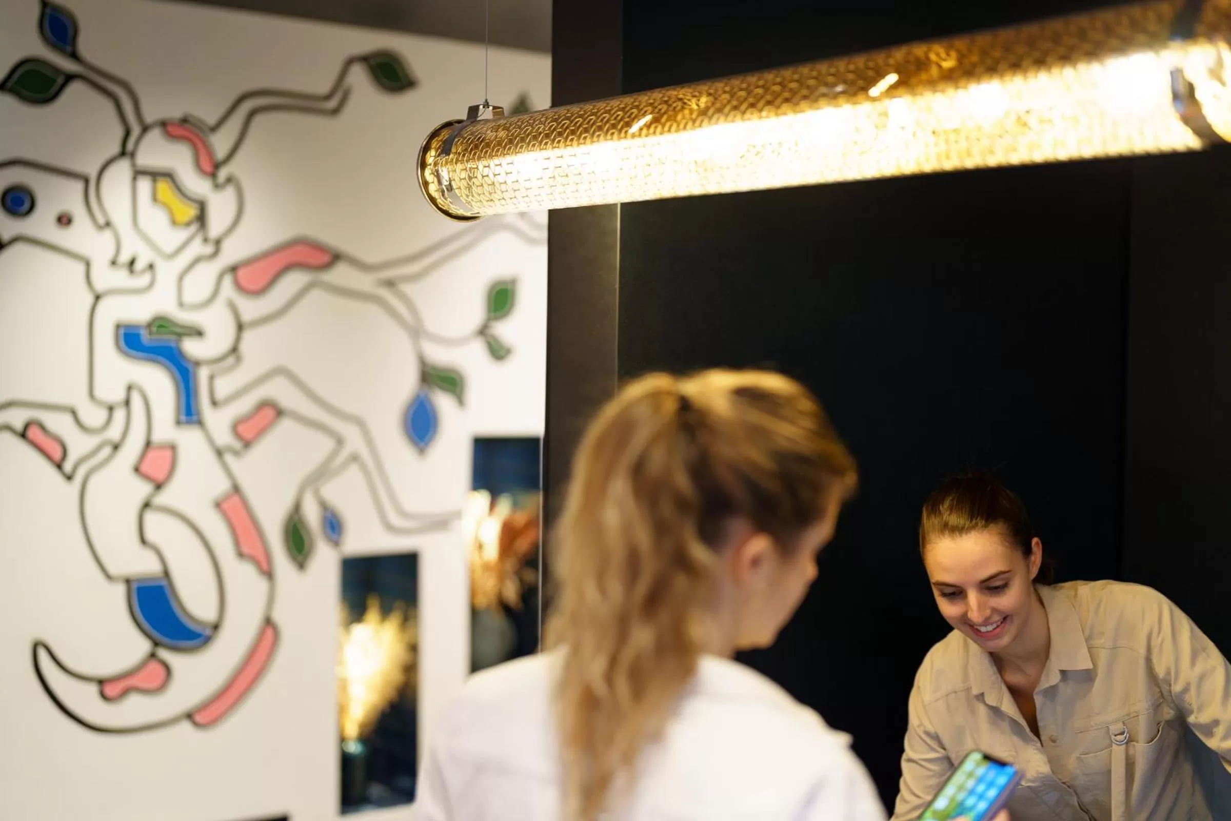 Lobby or reception in Hotel Bridget