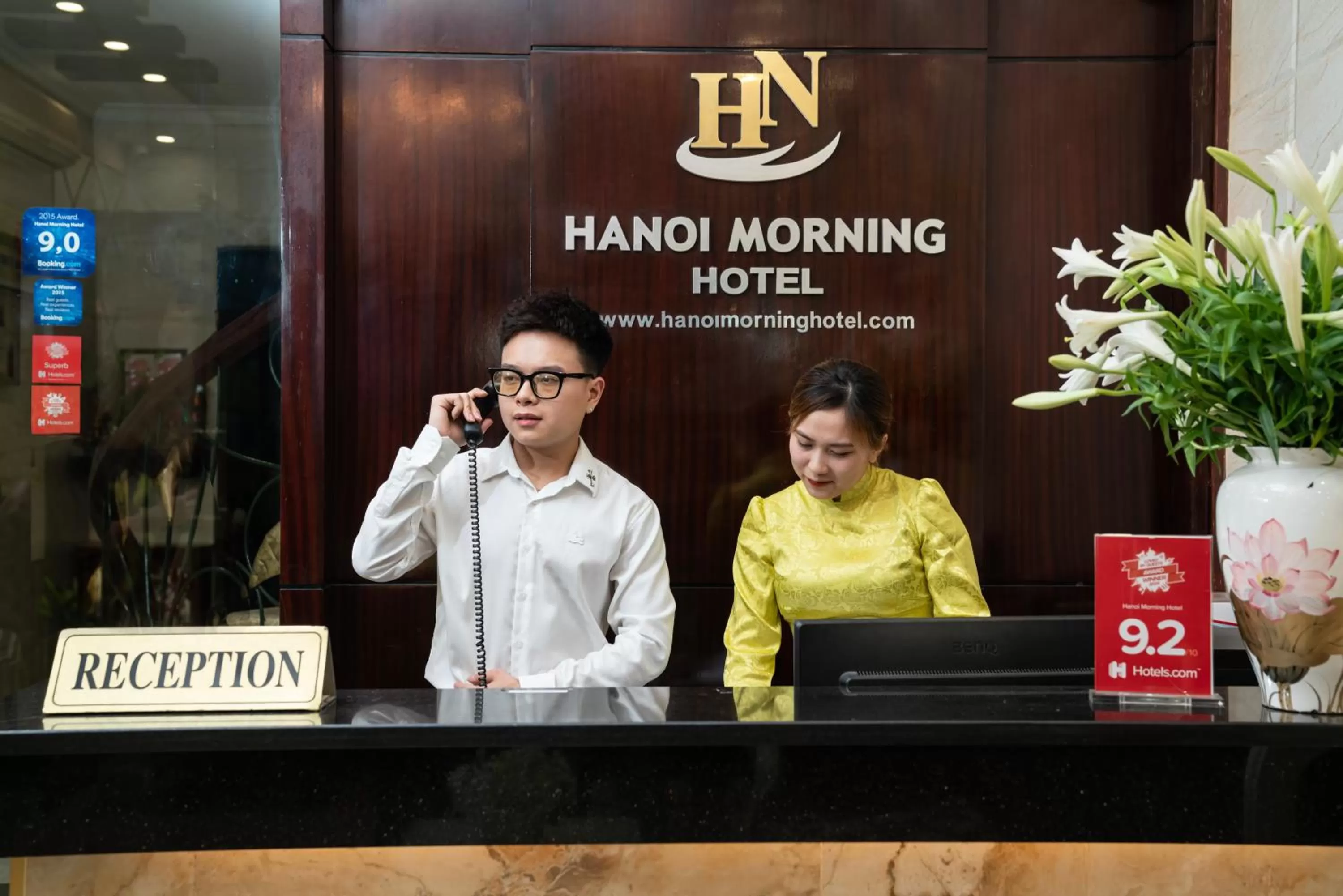 People in Hanoi Morning Hotel