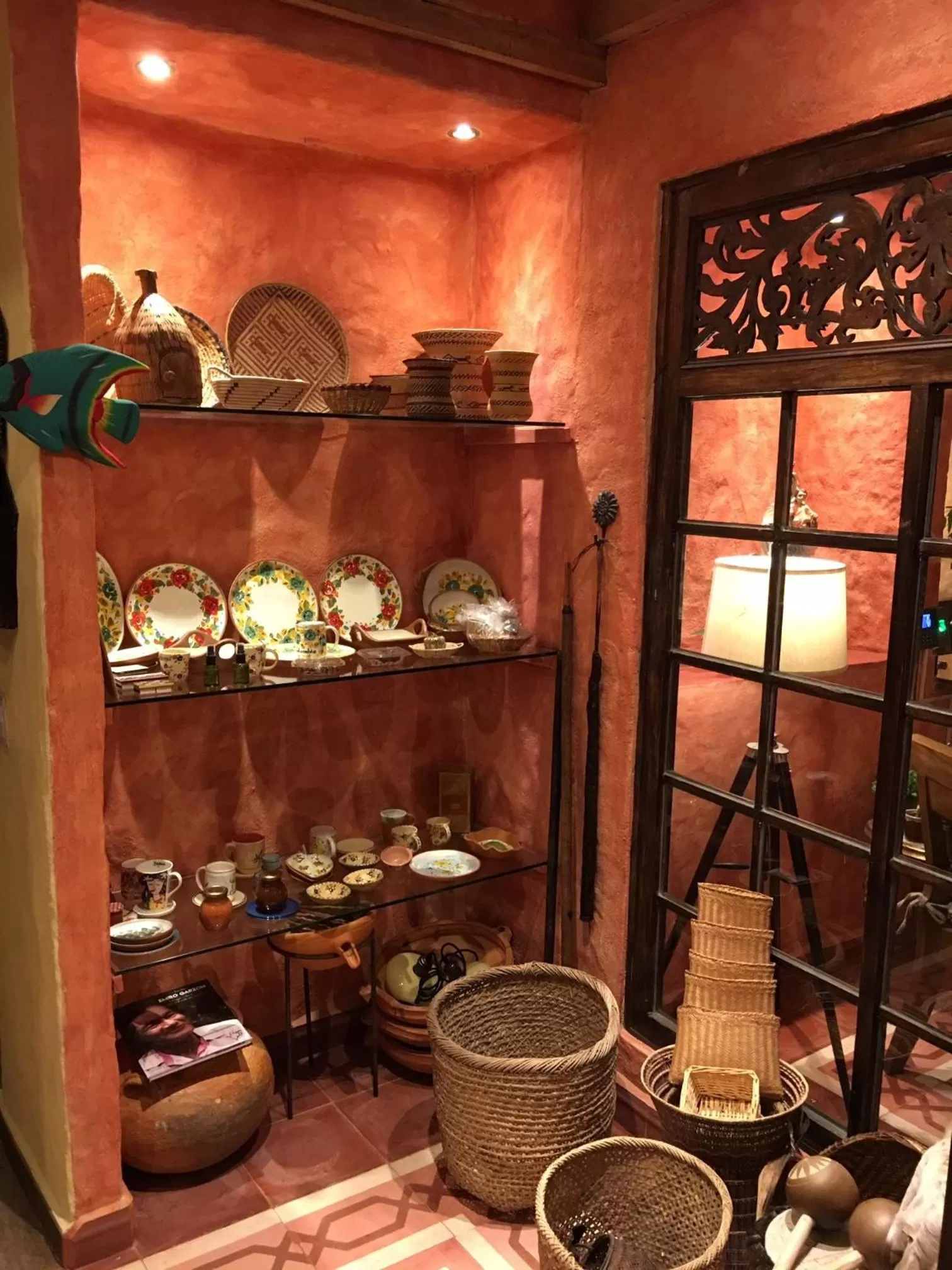 On-site shops in Monasterio San Agustín, Colombia