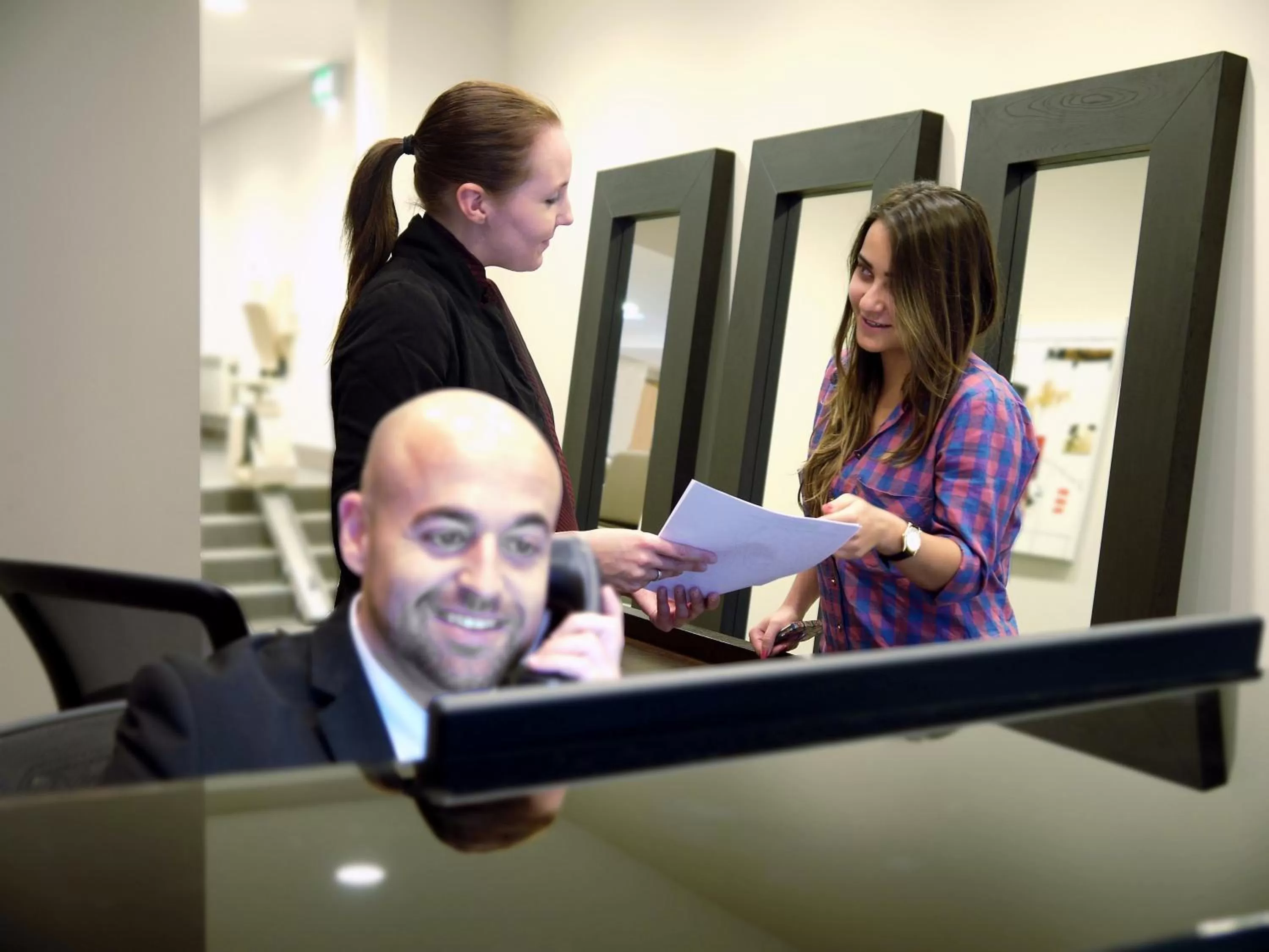 Staff in Britannia Study Hotel