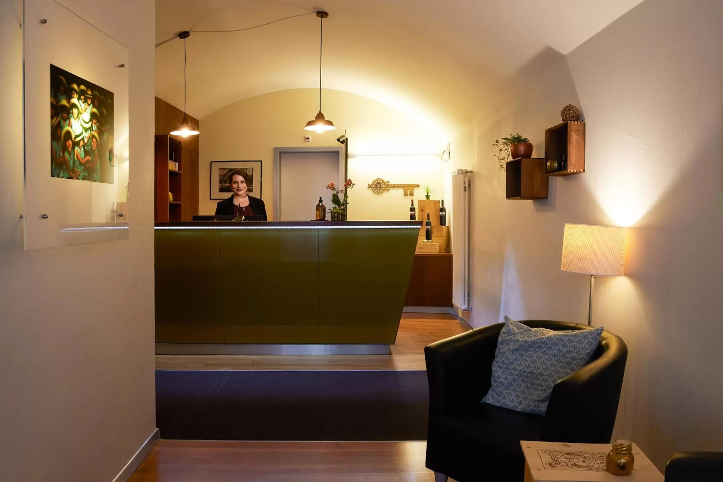 Lobby or reception in Goldener Schlüssel