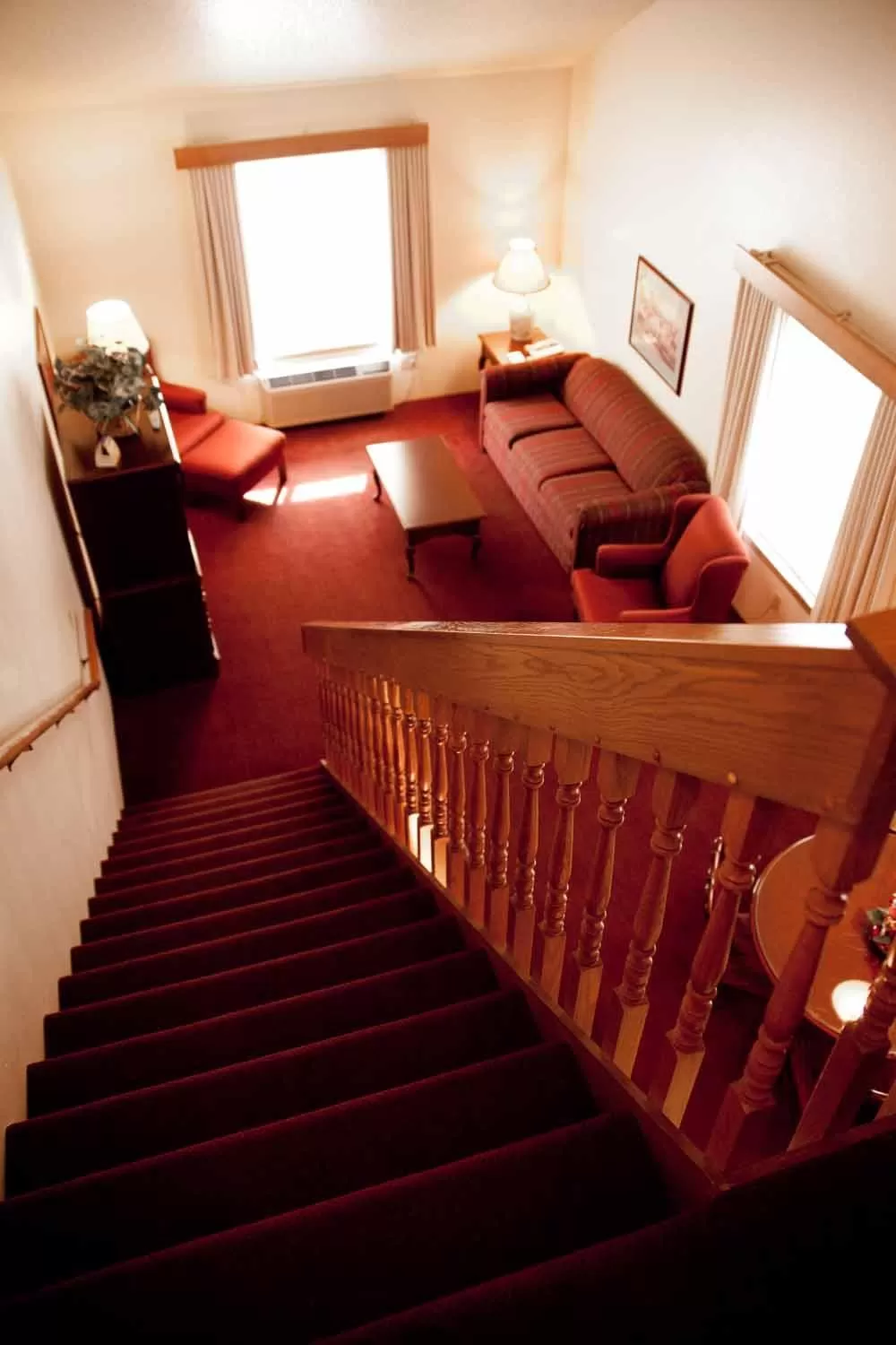 Seating area, Bed in Baymont by Wyndham Mequon Milwaukee Area