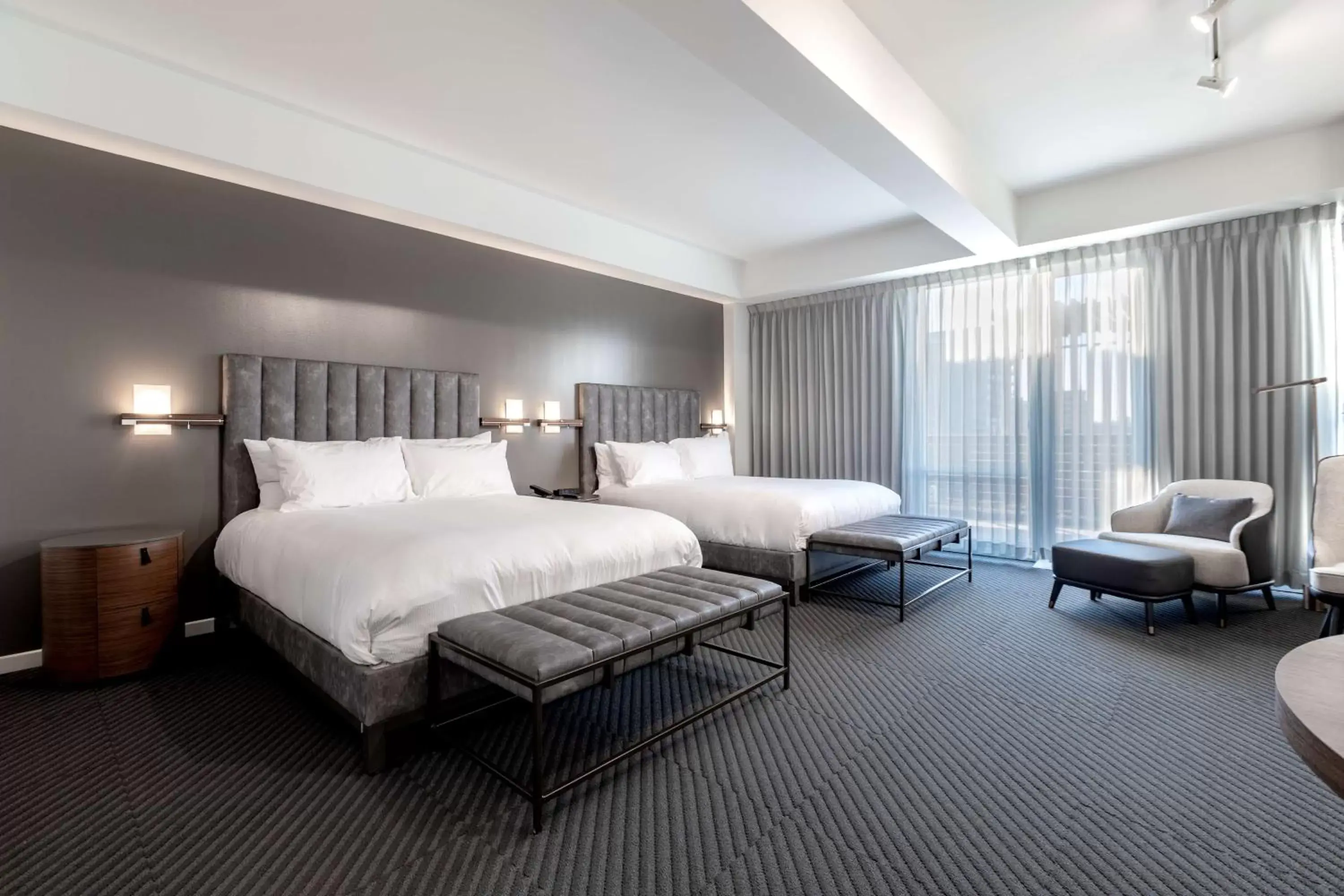 Double Room with Two Double Beds - Non-Smoking in Hotel Chauncey Iowa City, Tapestry Collection by Hilton Double Room with Two Double Beds - Non-Smoking in Hotel Chauncey Iowa City, Tapestry Collection by Hilton