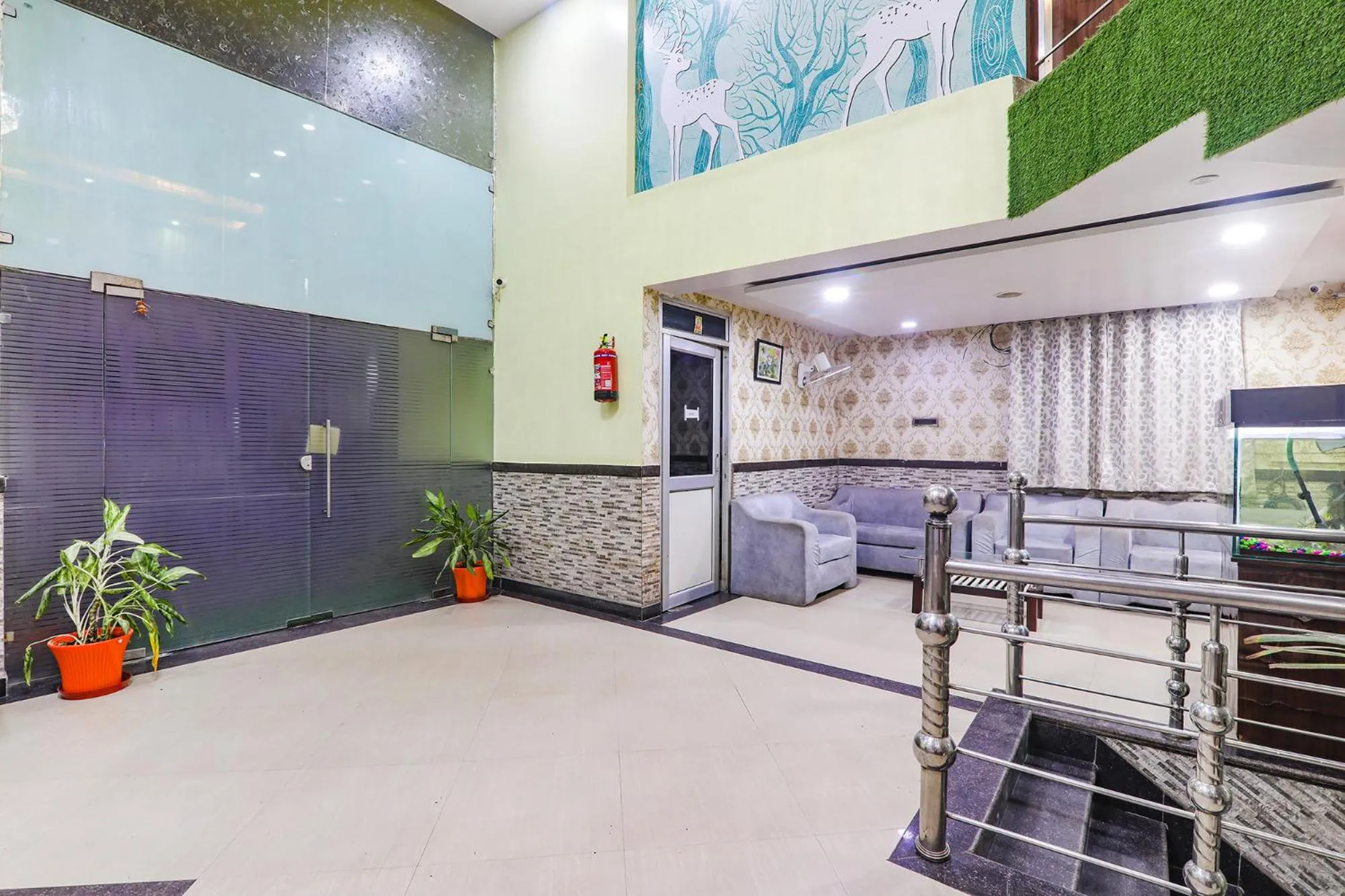 Seating area in FabHotel Astor