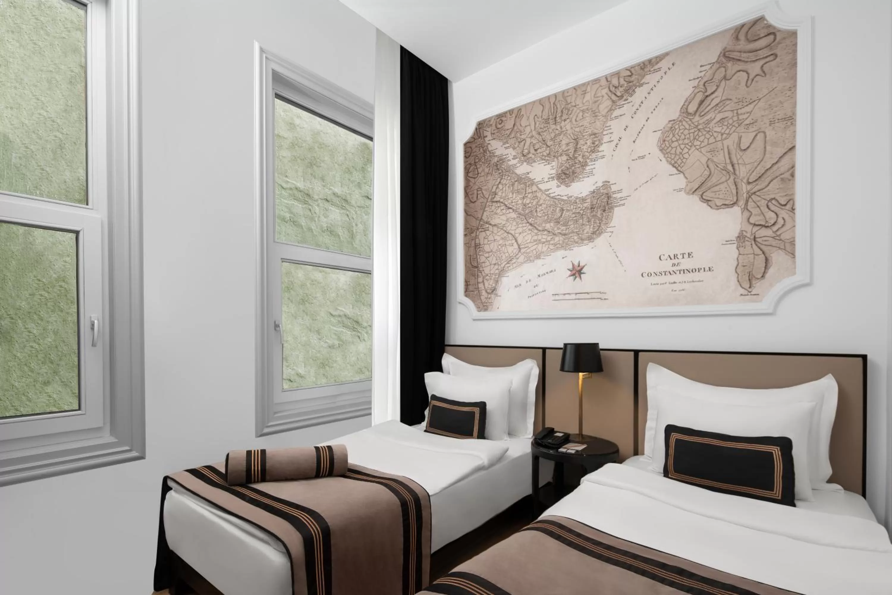 Bed in AKKA Lush Hotel Taksim