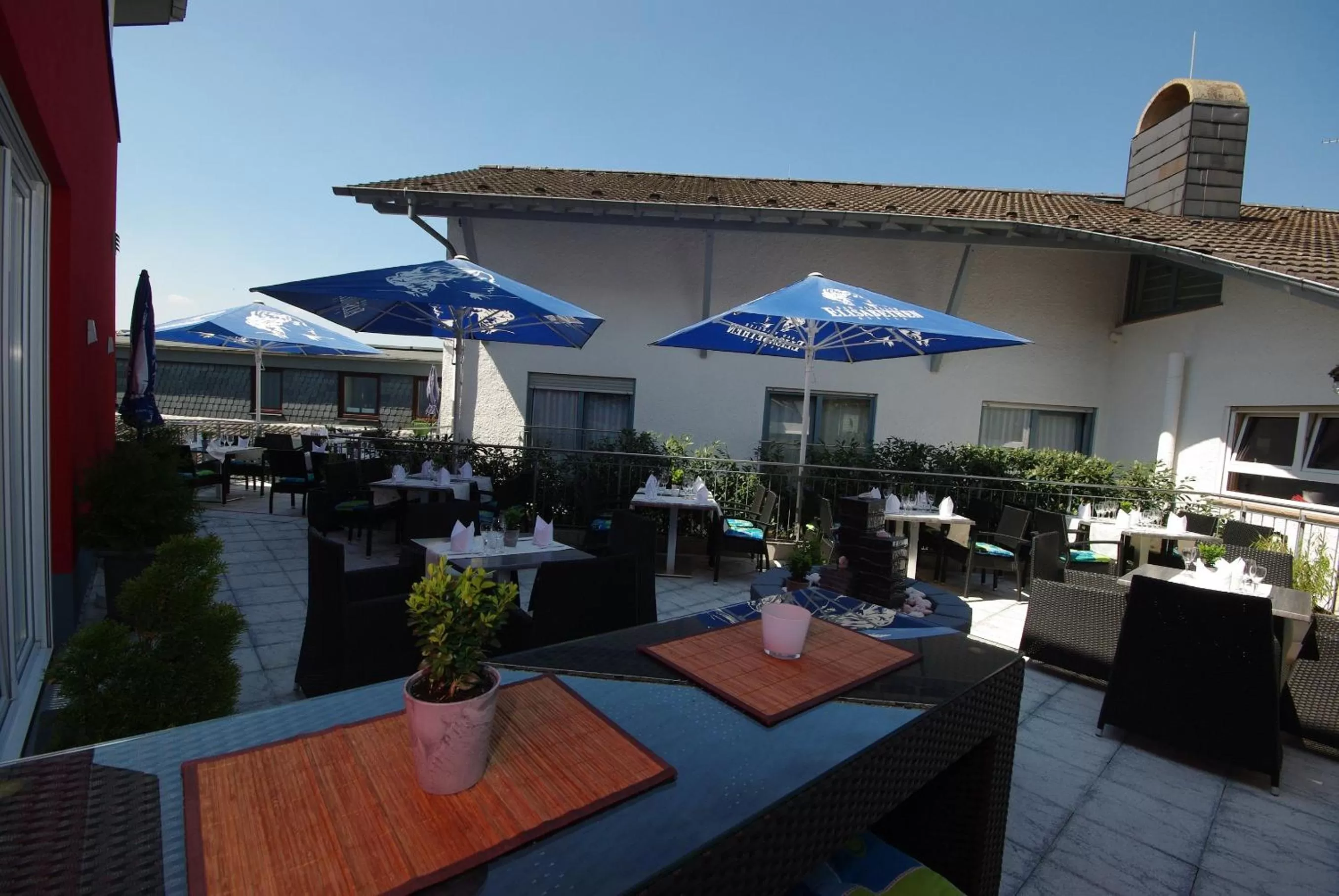 Patio in Hotel Jakob