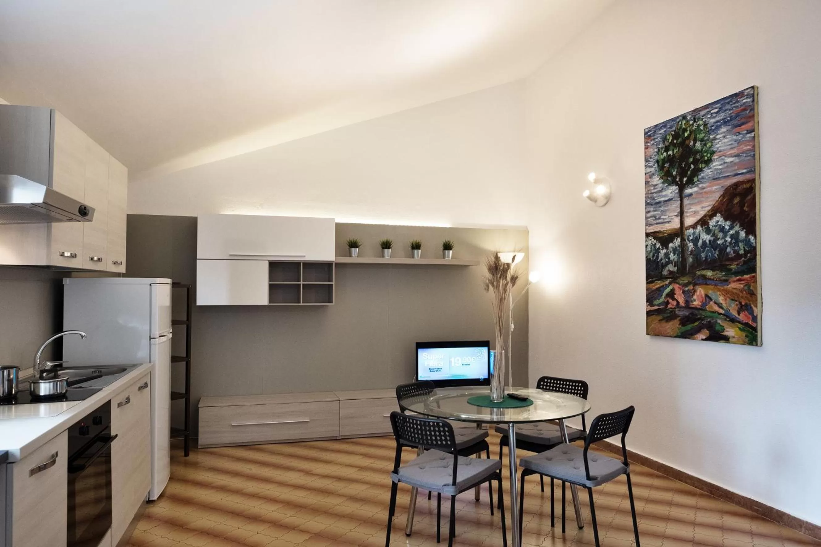 Dining area, Kitchen/Kitchenette in Liodoro Catania B&B