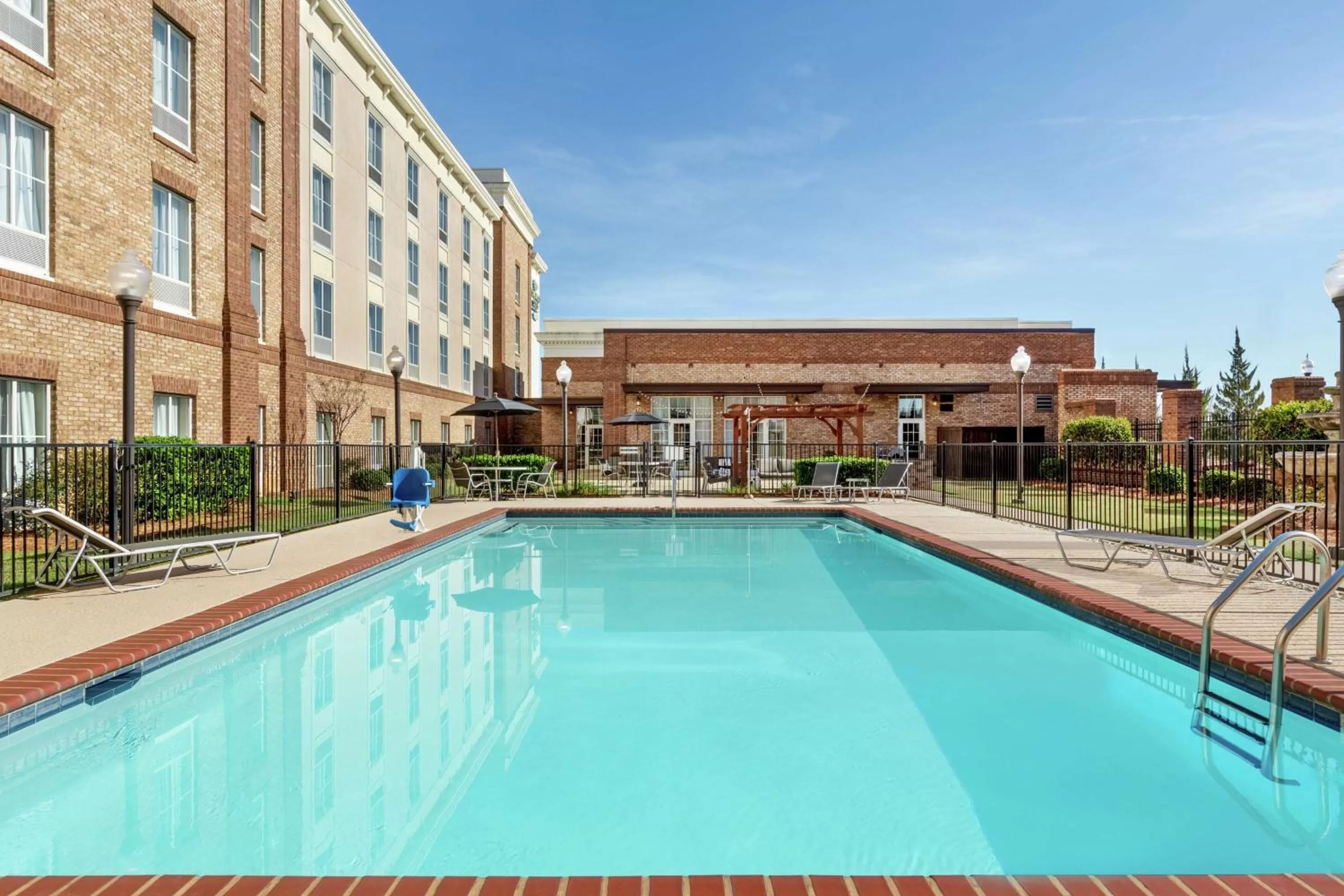 Pool view in Homewood Suites by Hilton Macon-North