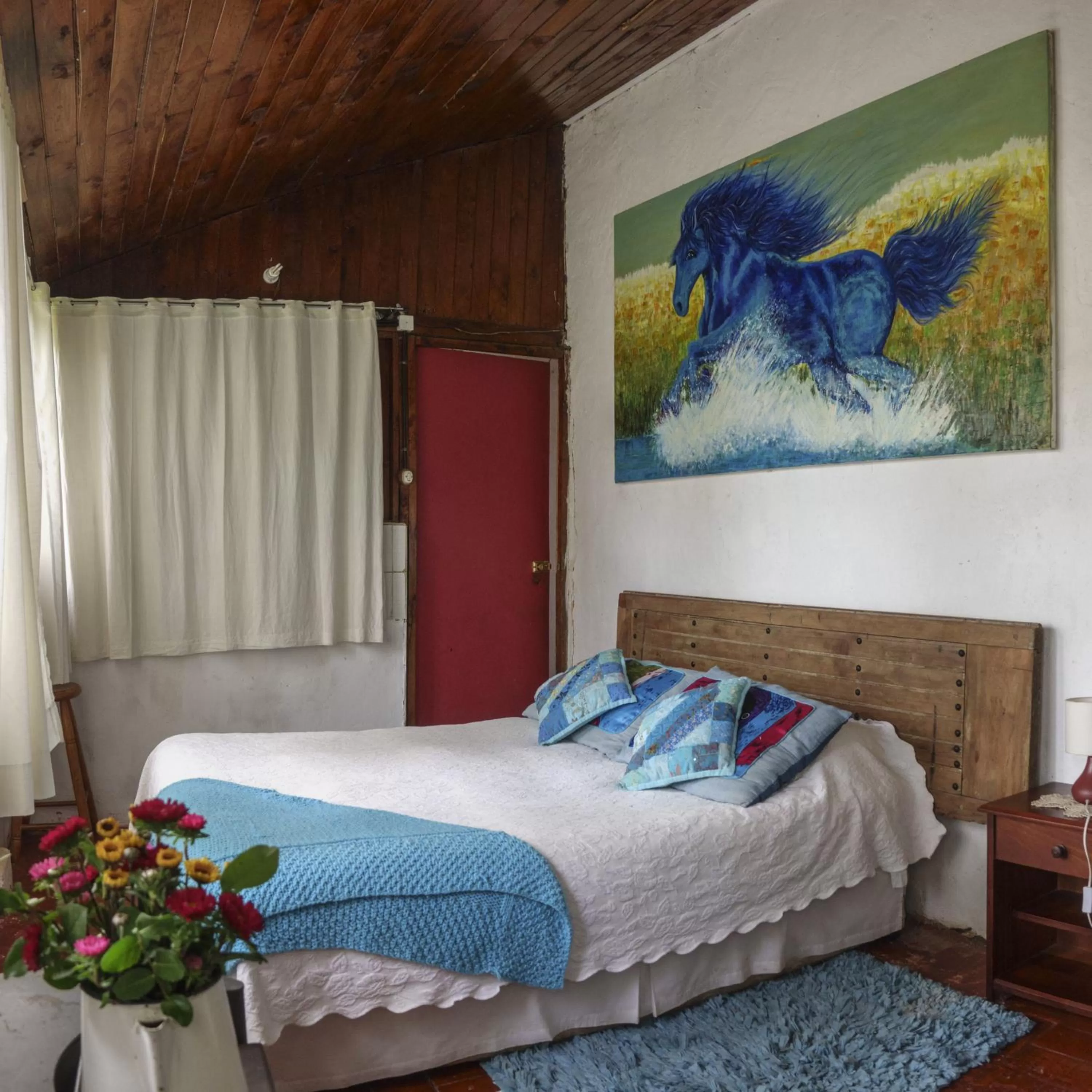 Bed in La Casa de Adobe Natural y Más