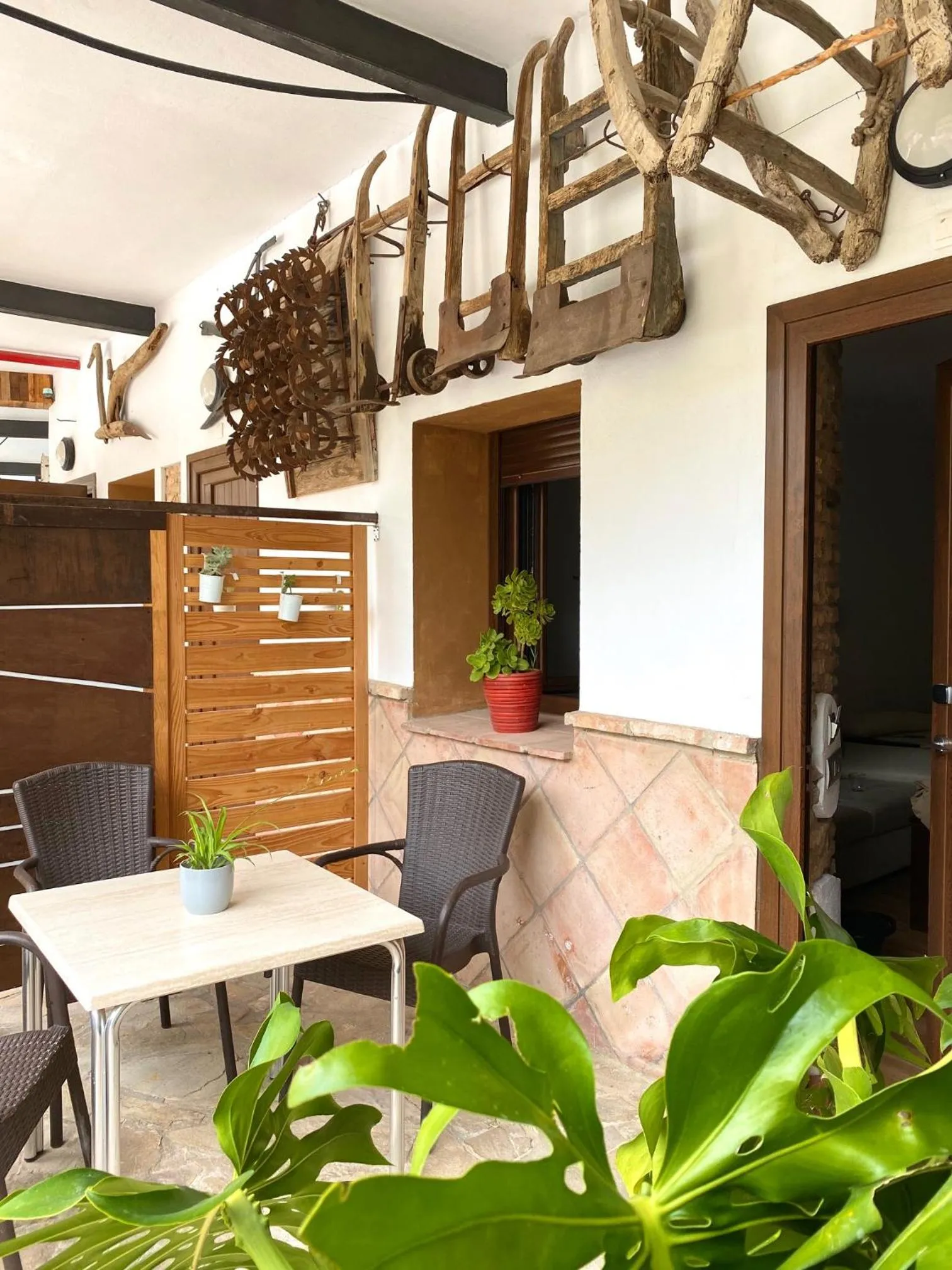 Patio in Complejo Turístico La Garganta