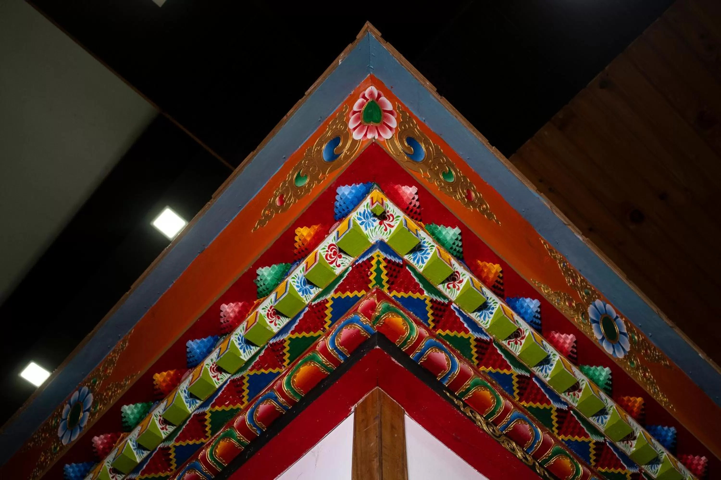 Decorative detail in Yangthang Heritage