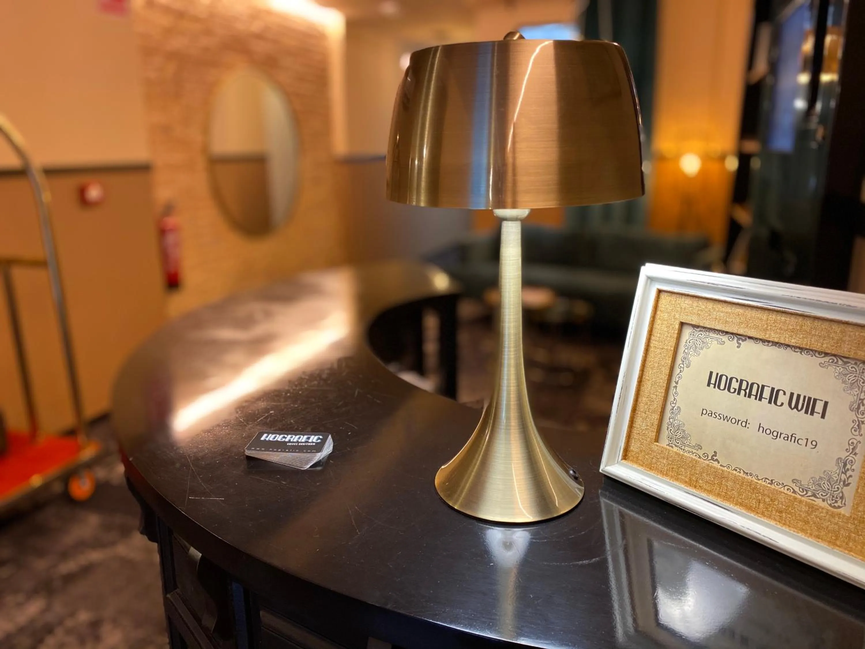 Decorative detail in Hografic Hotel