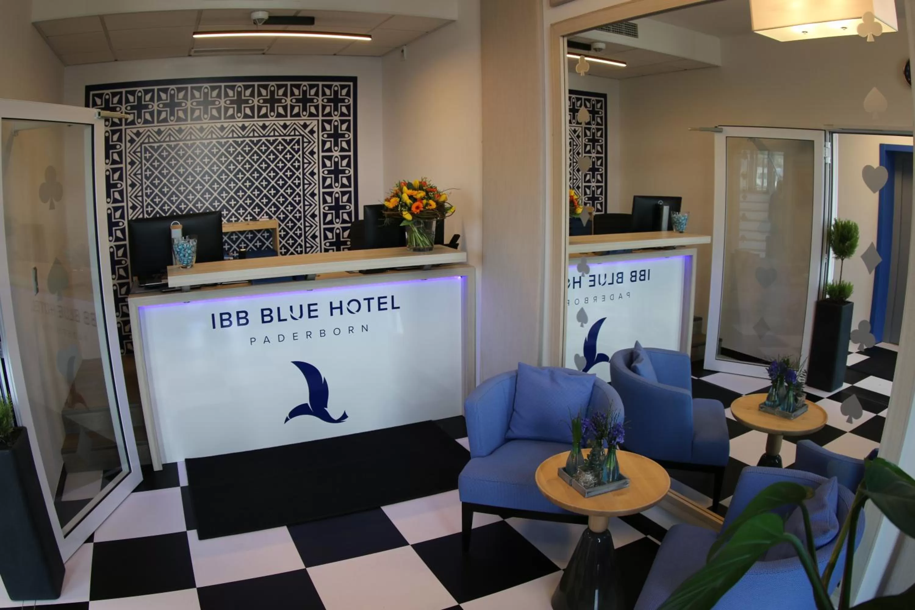Lobby or reception in Aparthotel Paderborn