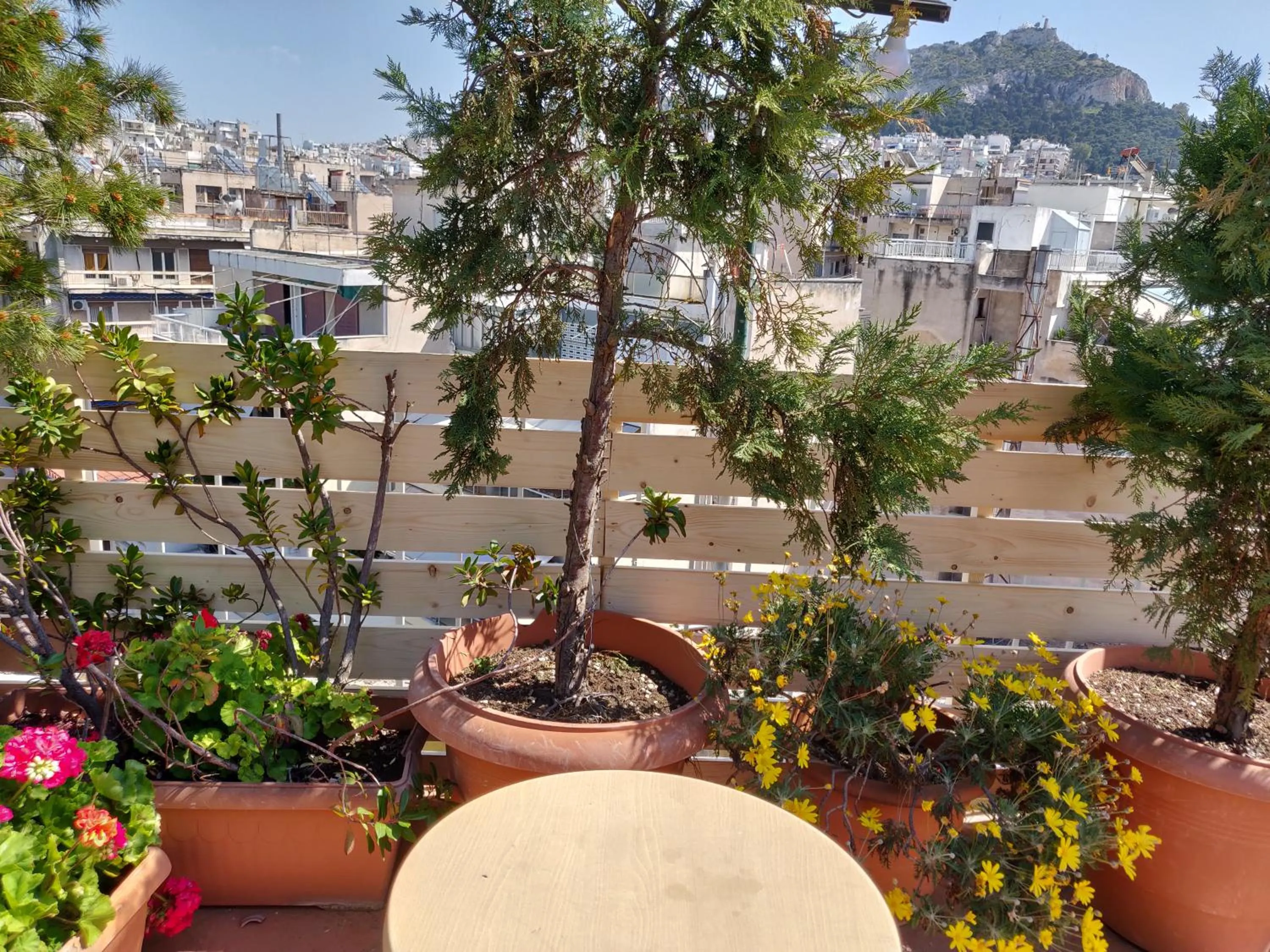 Balcony/Terrace in Hotel Exarchion