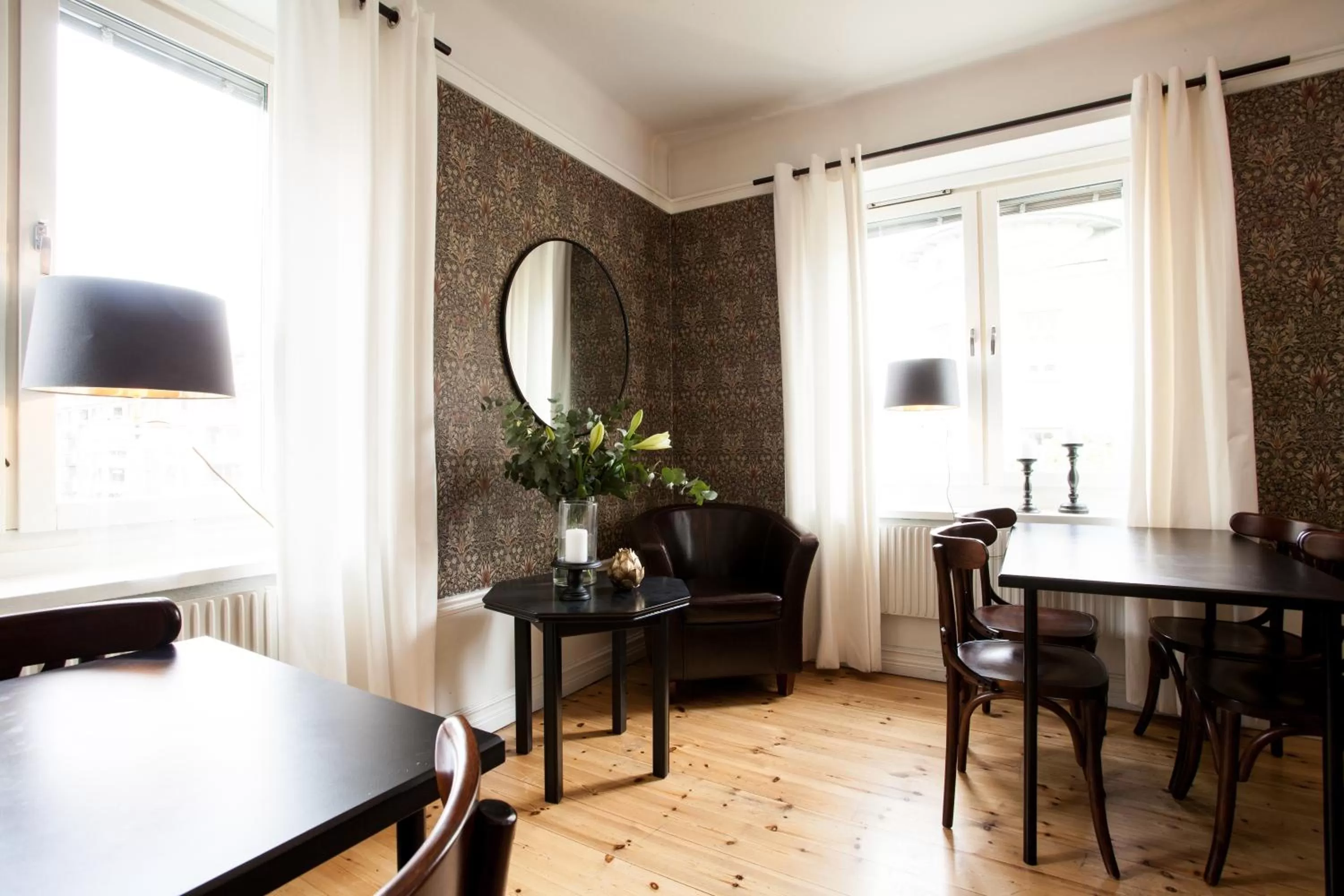 Seating area in Centric Hotel