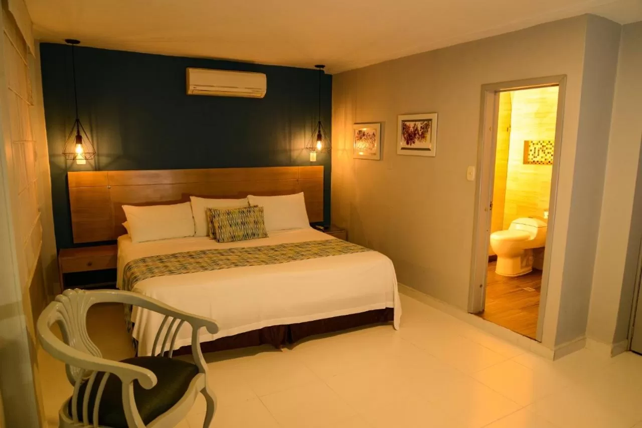 Bed in Hotel Quinta de Cabecera