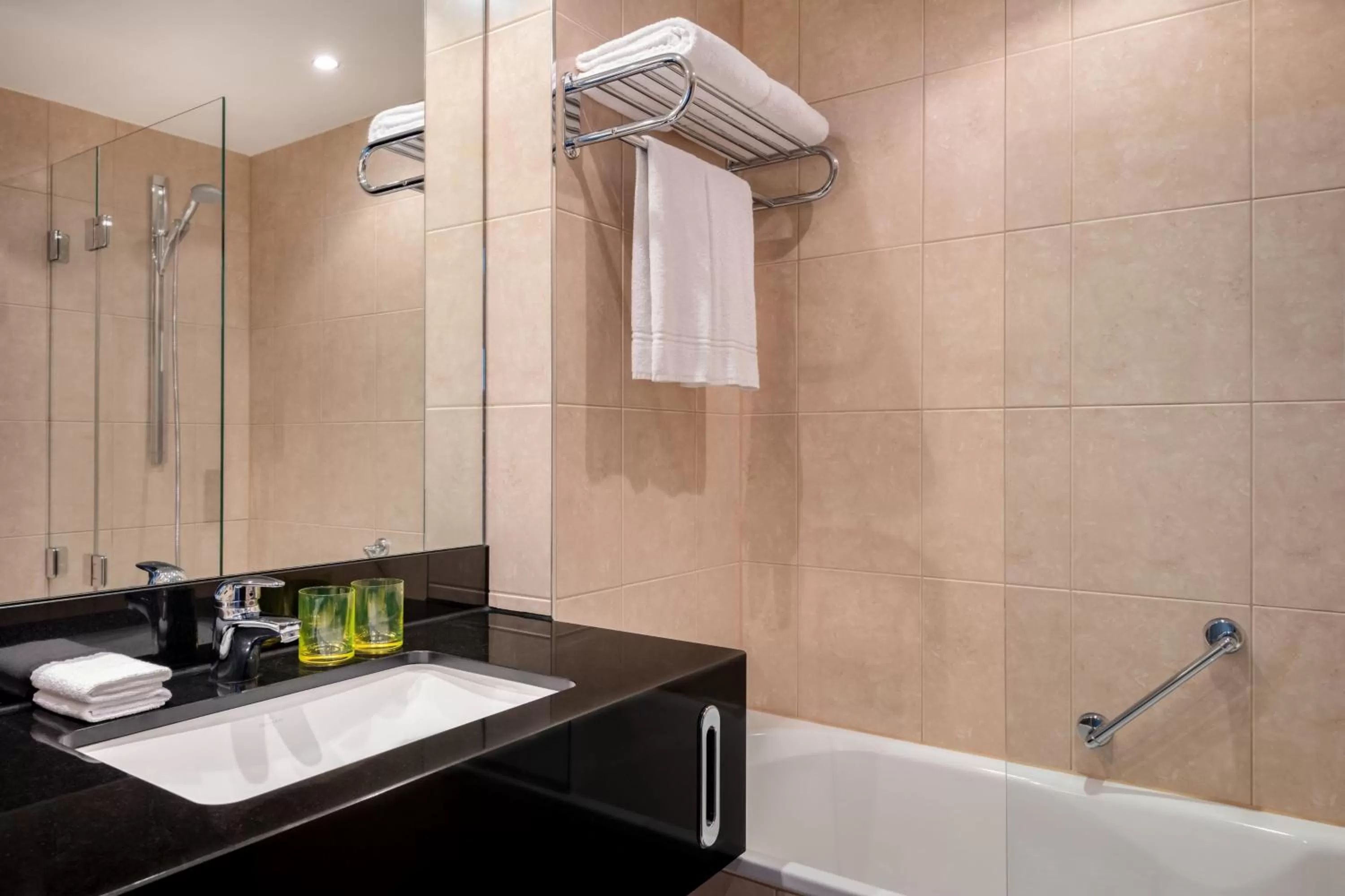 Bathroom in Four Points by Sheraton Munich Arabellapark