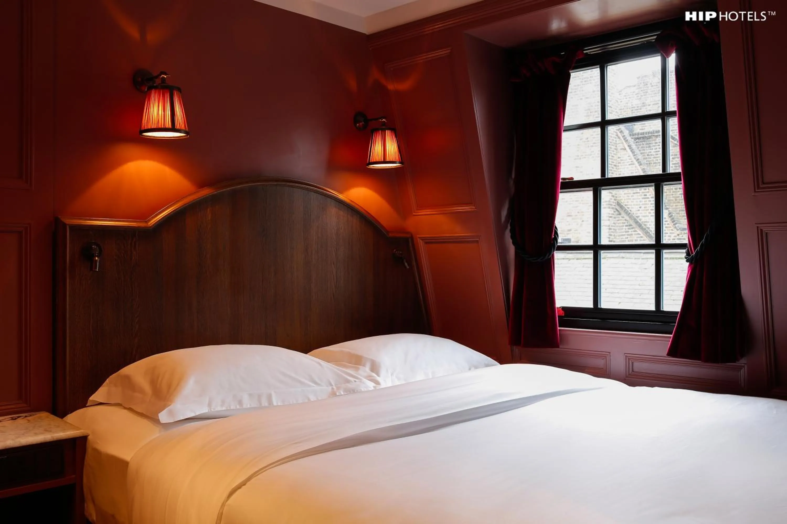 Bed in Mimi's Hotel Soho