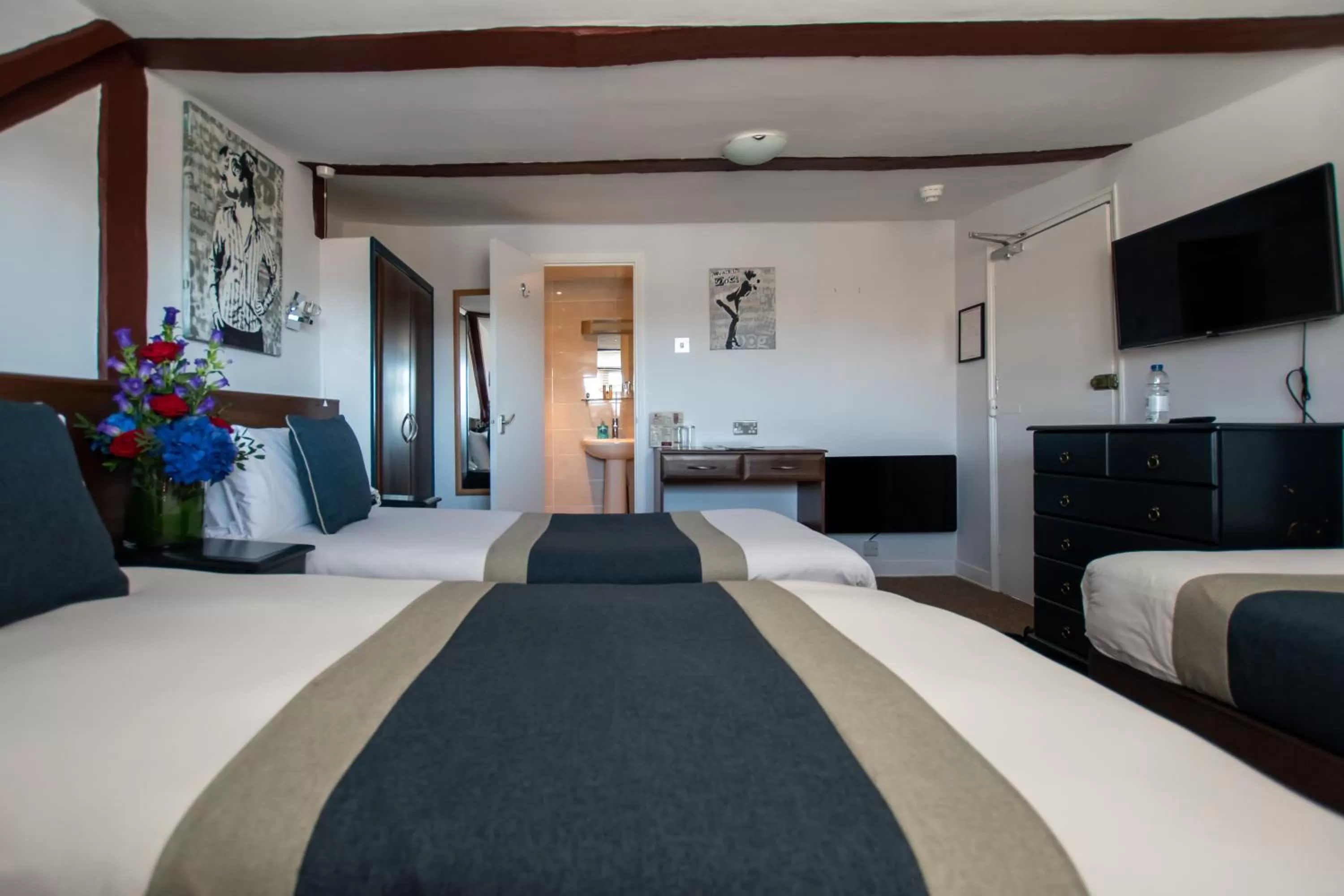 Bedroom, Bed in New Steine Hotel - B&B