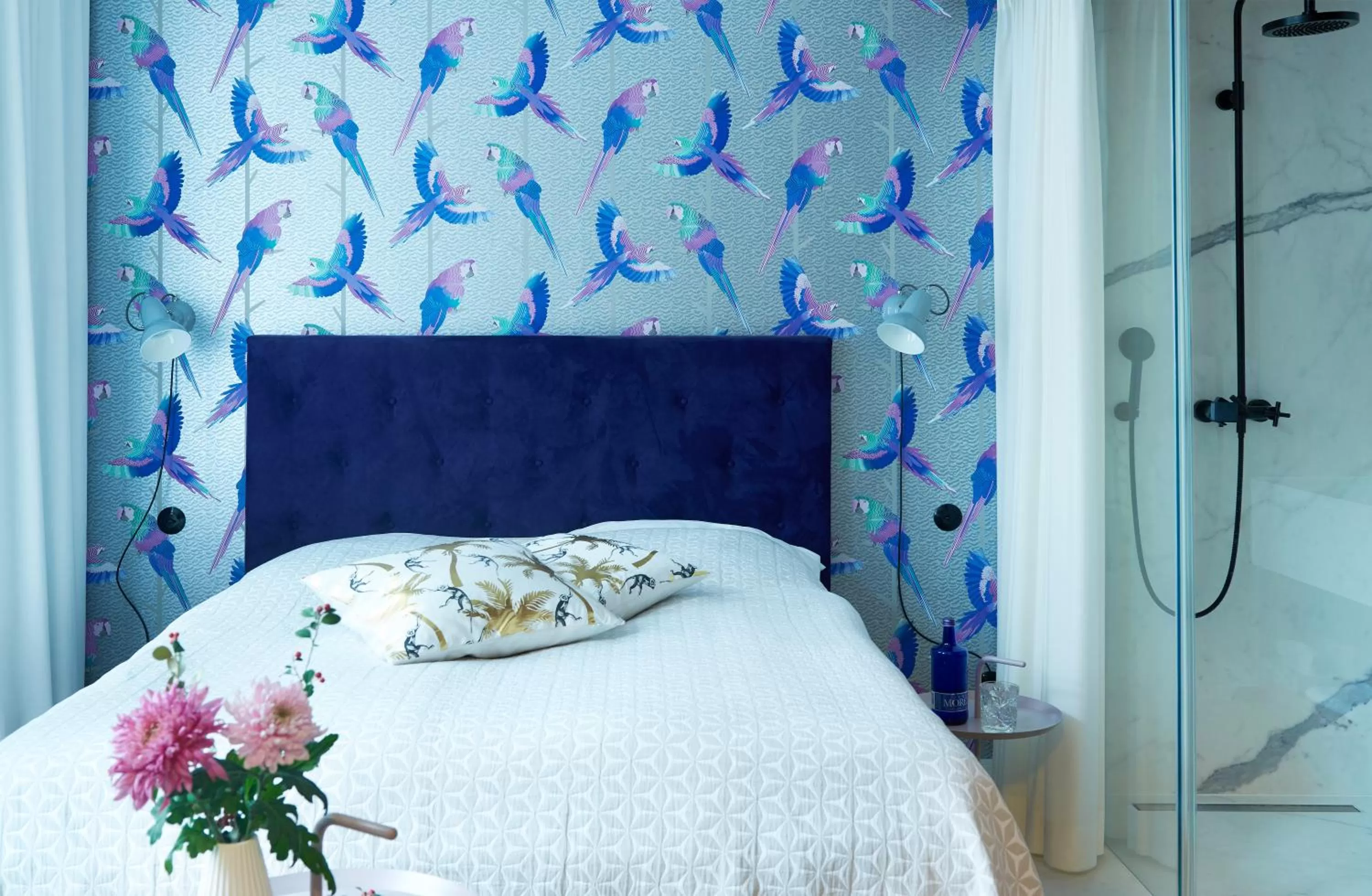 Decorative detail, Bed in Five Rooms