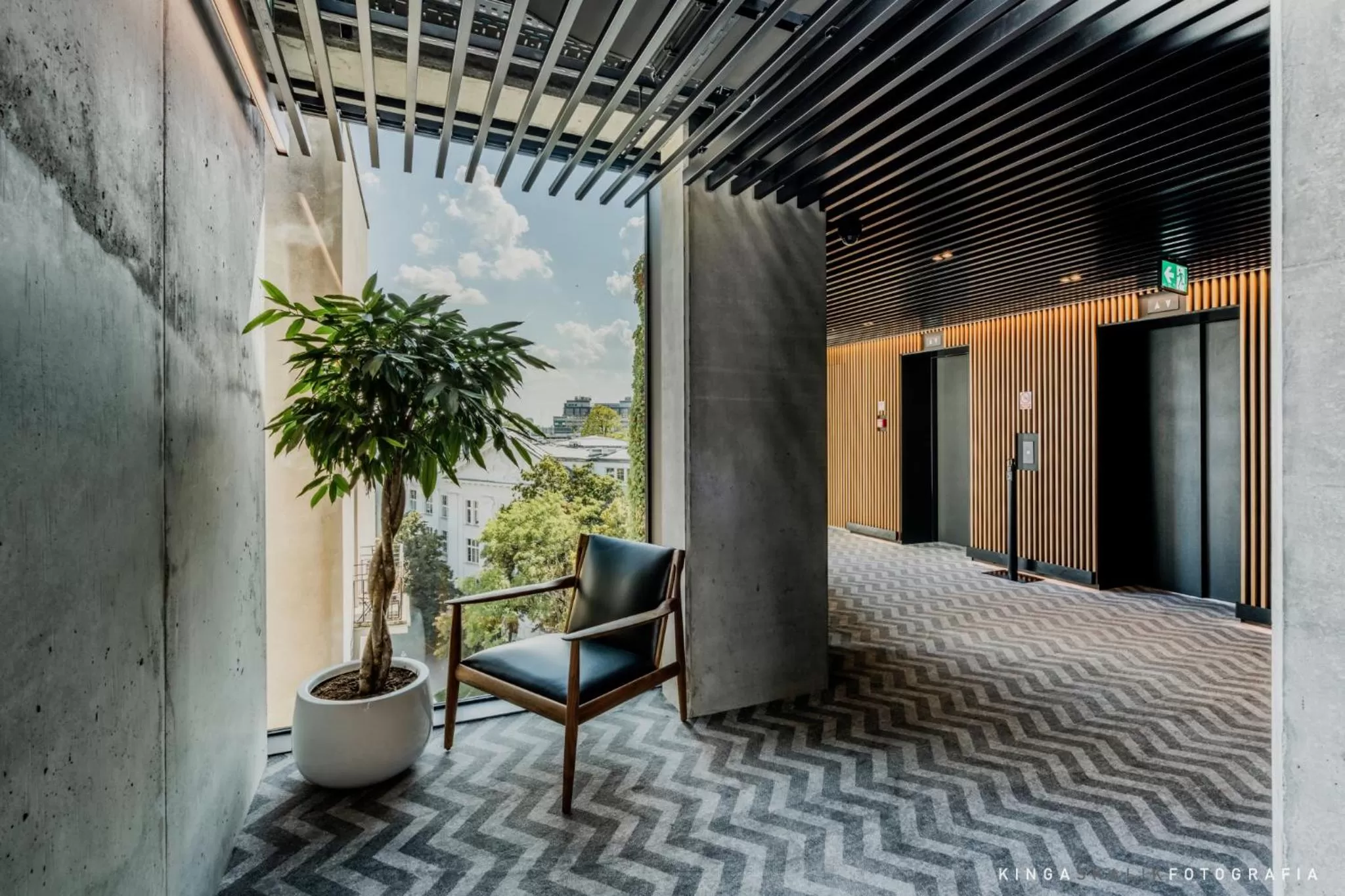 Decorative detail in Nobu Hotel Warsaw